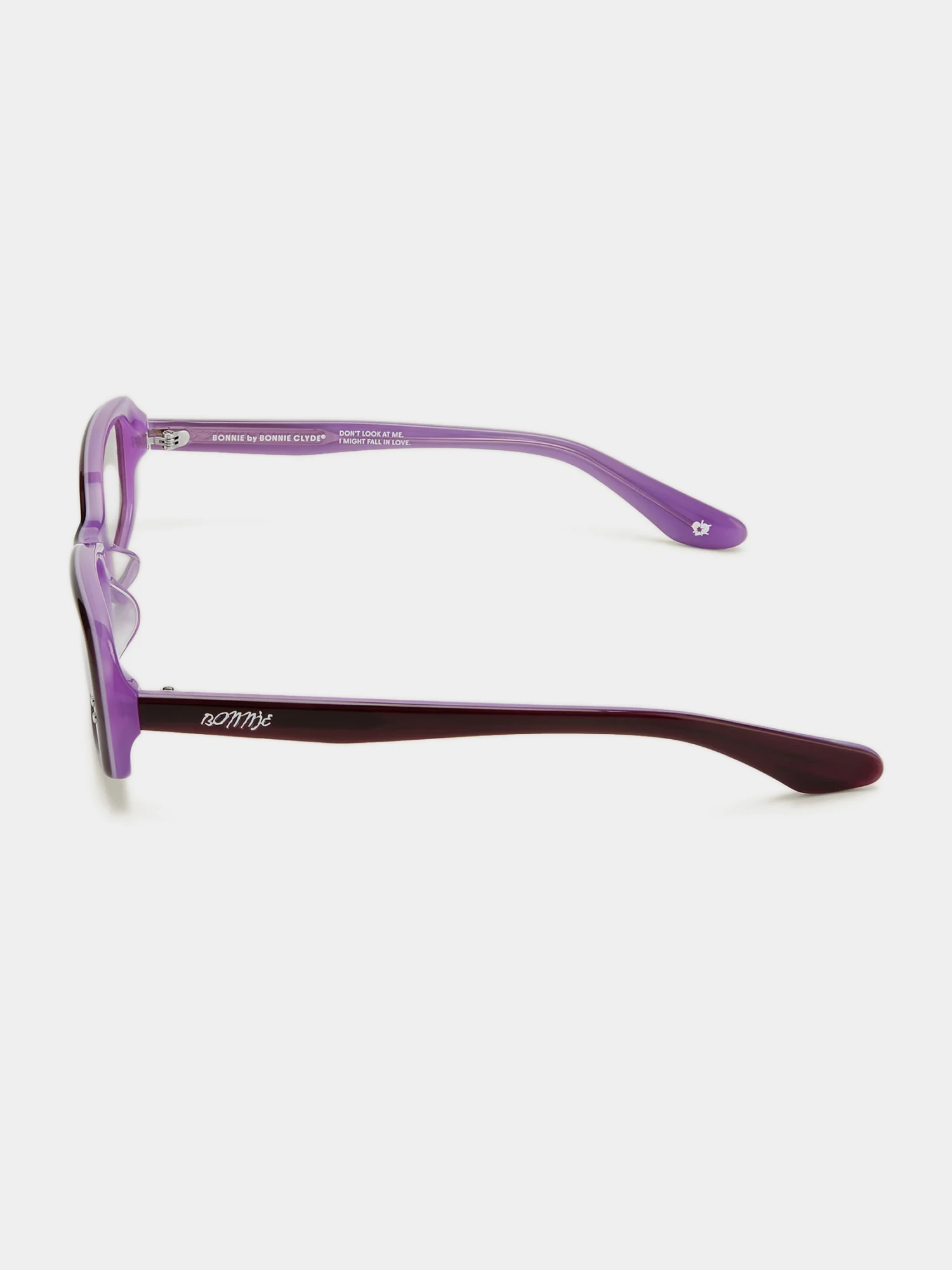 Очки Bonnie Clyde Rodeo Purple & Clear Lens