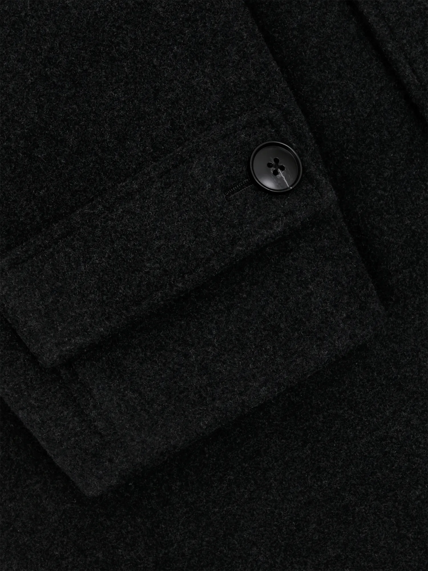 Пальто MKI MIYUKI ZOKU Wool Double Breasted Charcoal