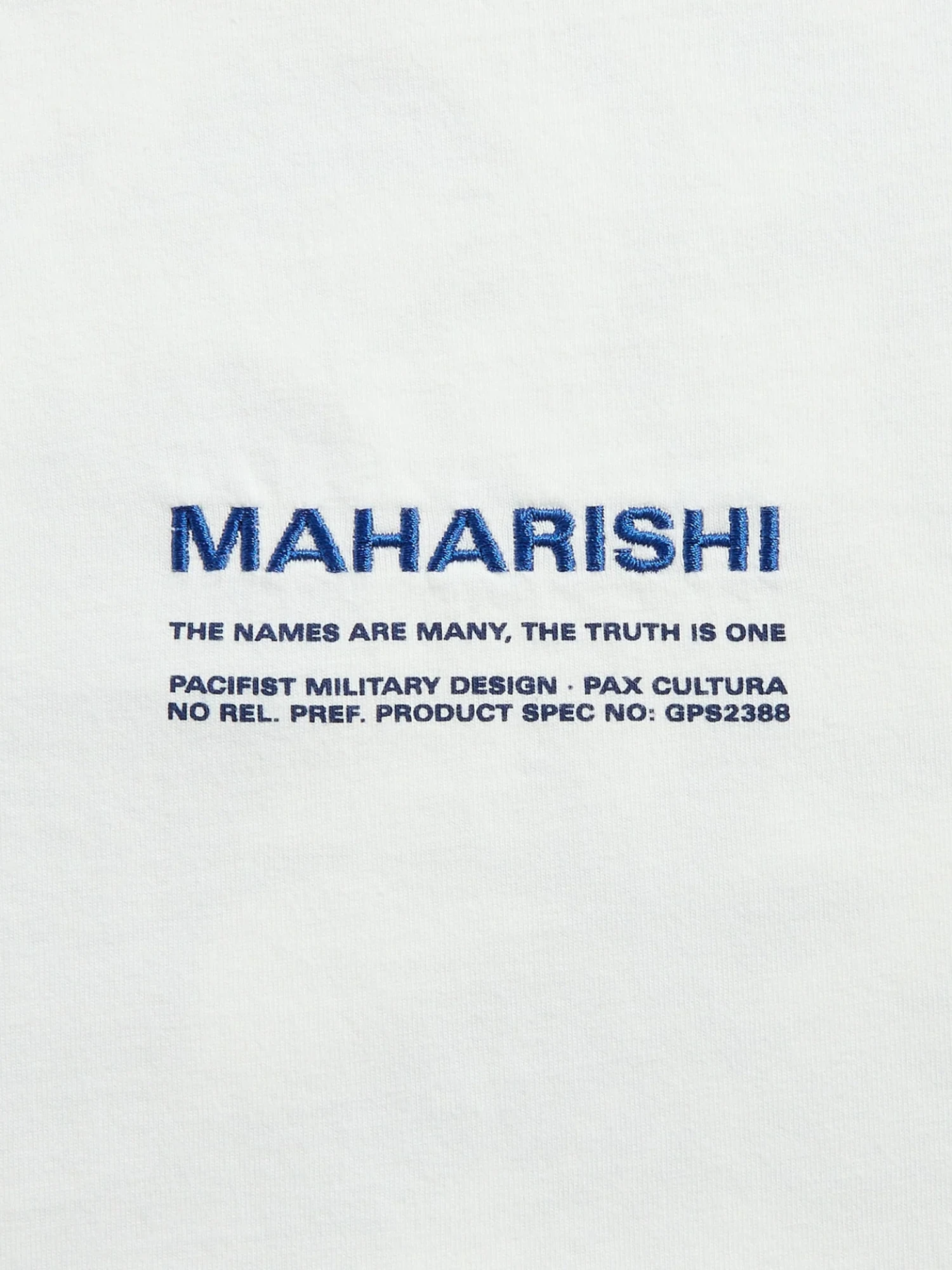 Футболка MAHARISHI 1453 Less Dangerous White