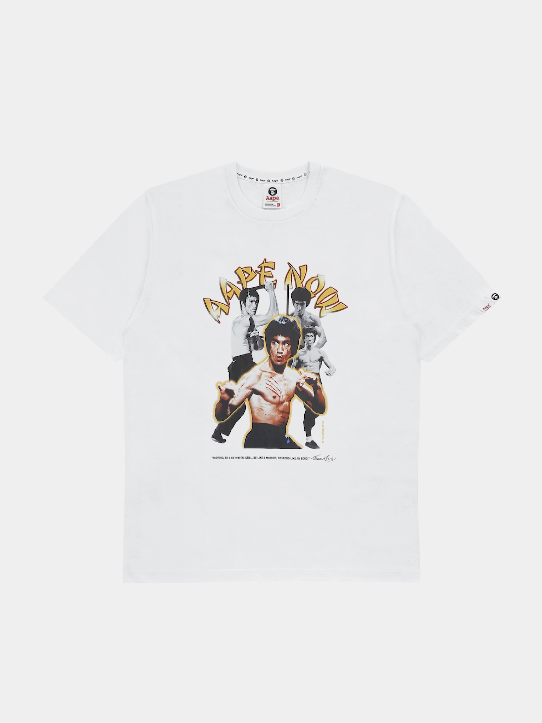 Футболка AAPE x Bruce Lee Graphic White