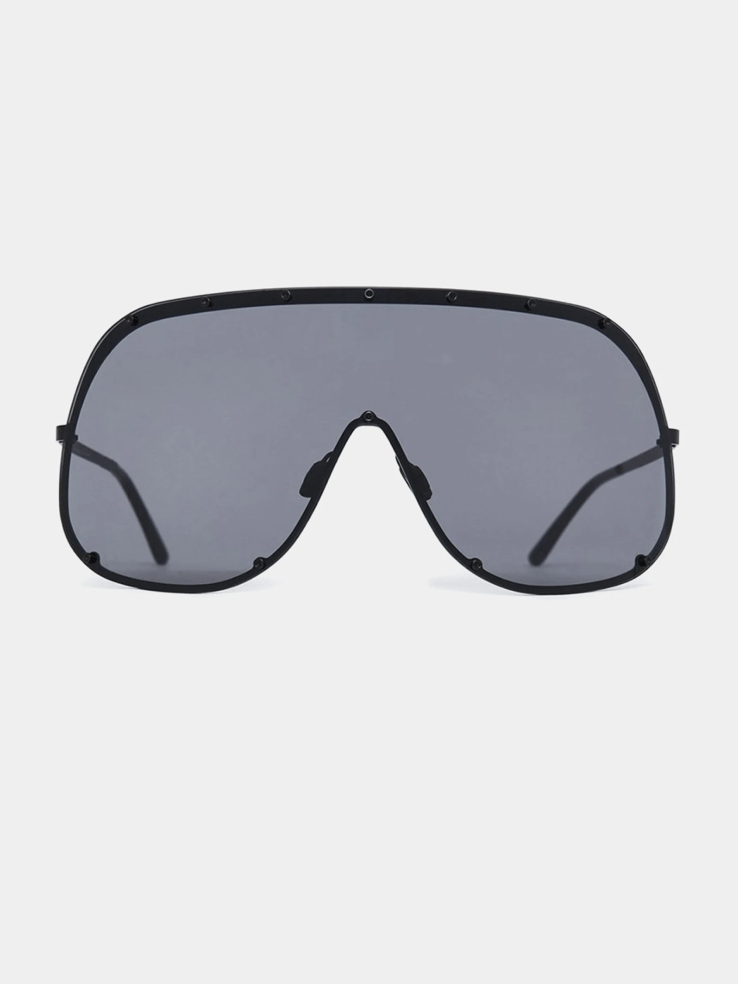 Очки RICK OWENS Shield Sunglasses Black