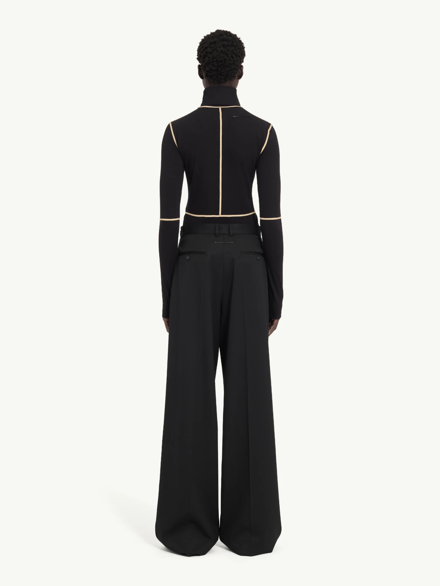 Женский бадлон MM6 Maison Margiela Contrast Black