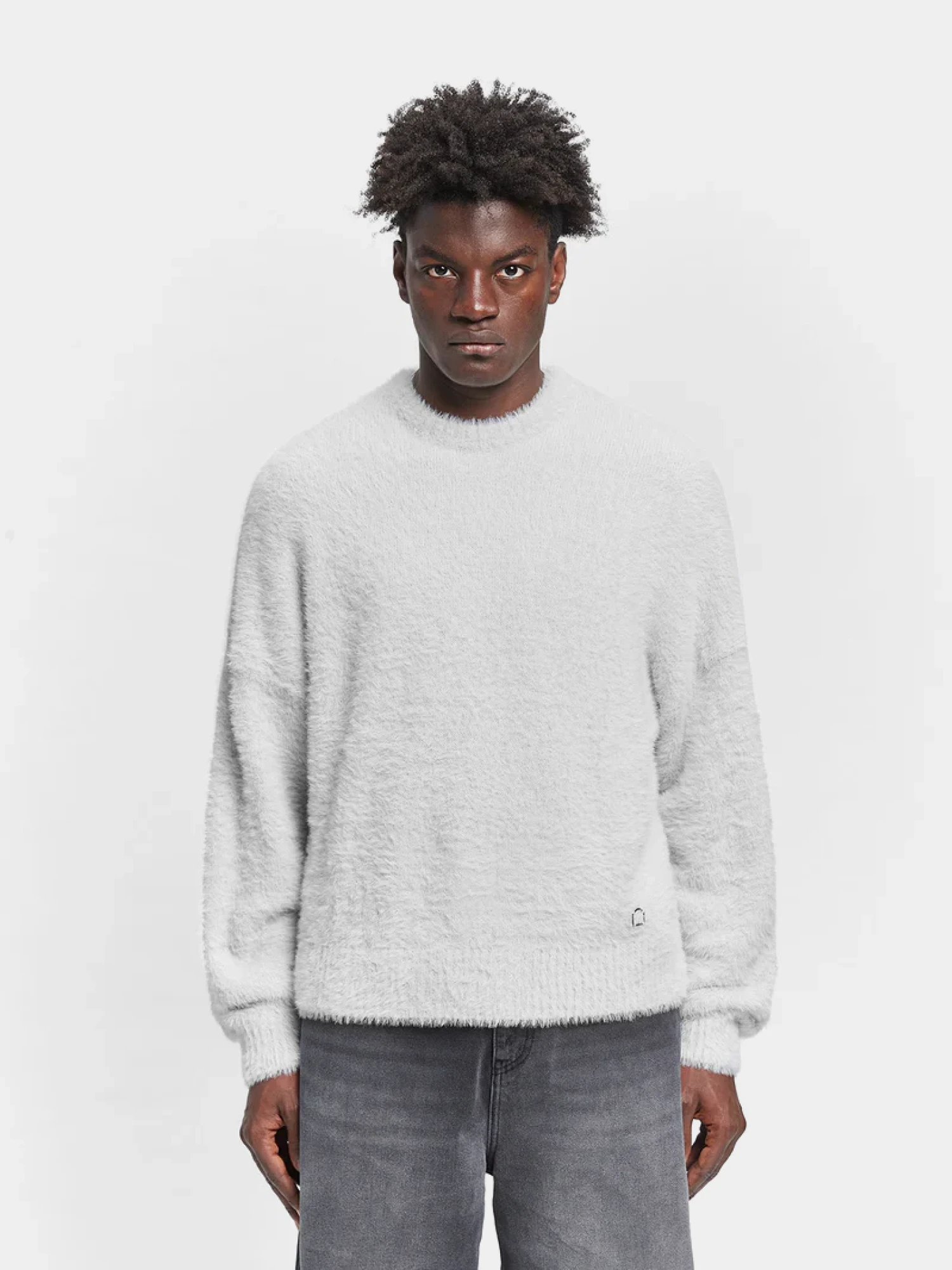 Свитер RETERNITY Essential Furry Knit Light Grey