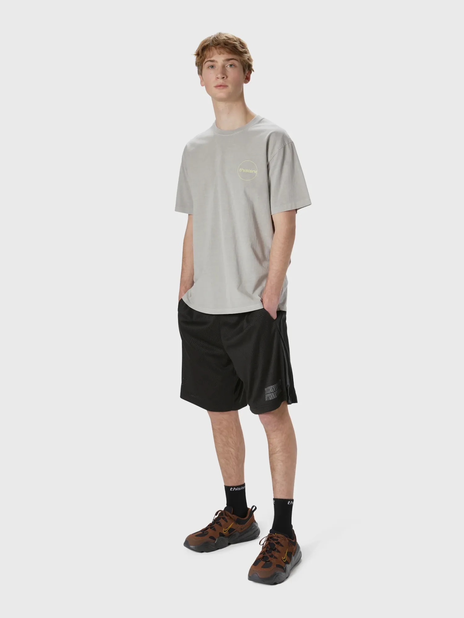 Футболка thisisneverthat C-Logo Tee Grey