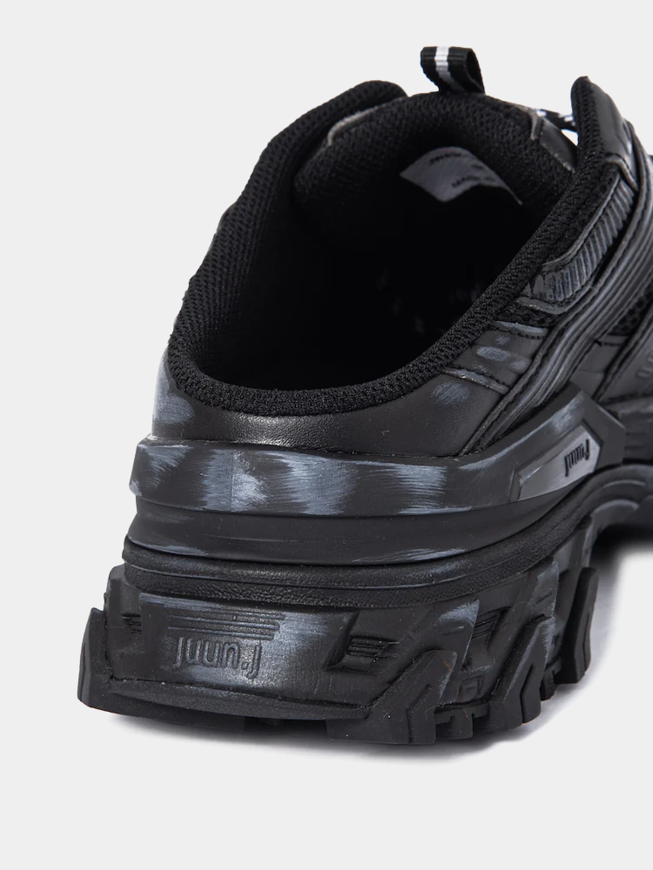Мюли JUUN.J Synthetic Leather Trainer Mule Shoes Black