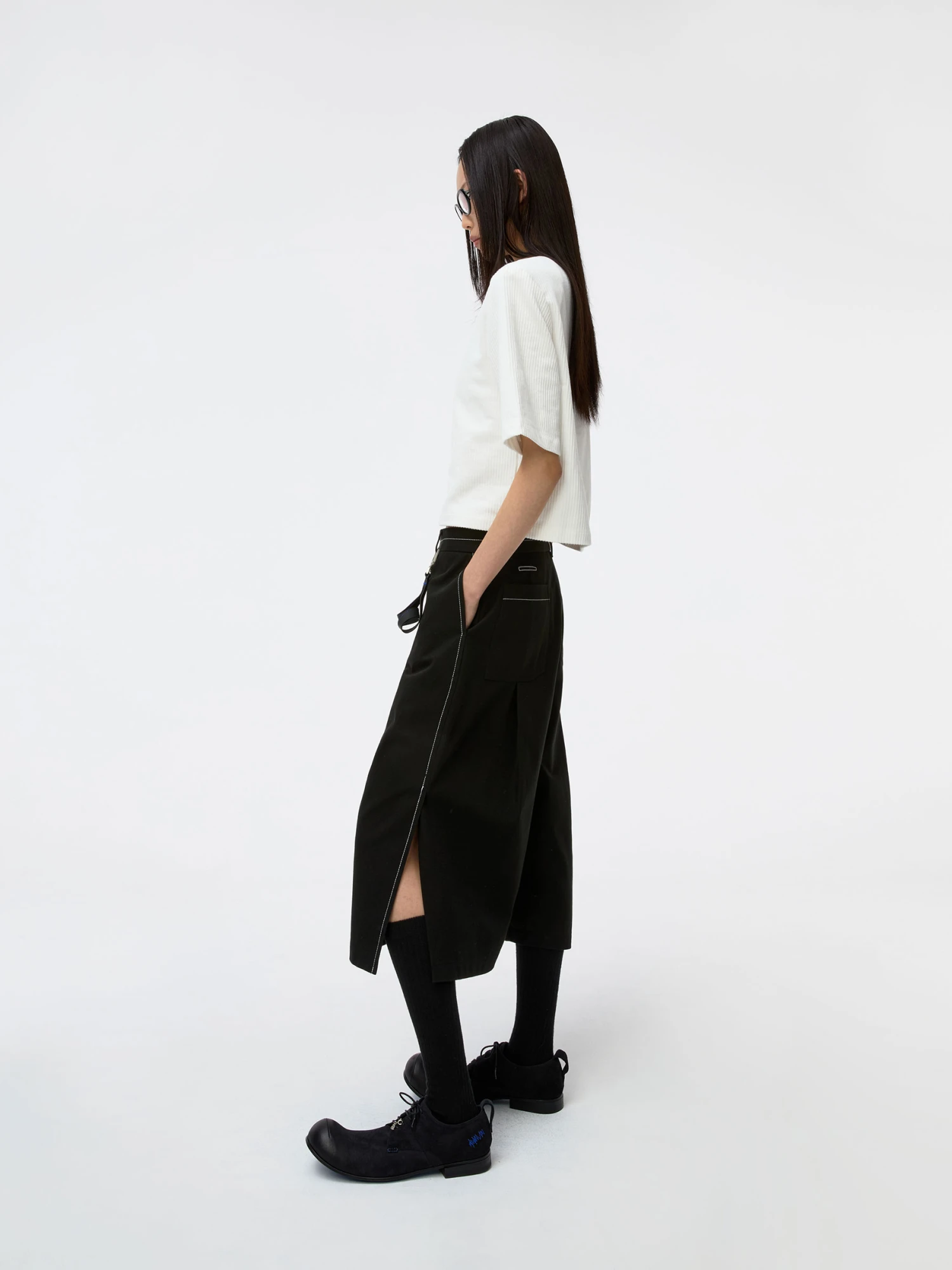 Шорты ADERERROR Trousers Product. 87 Black