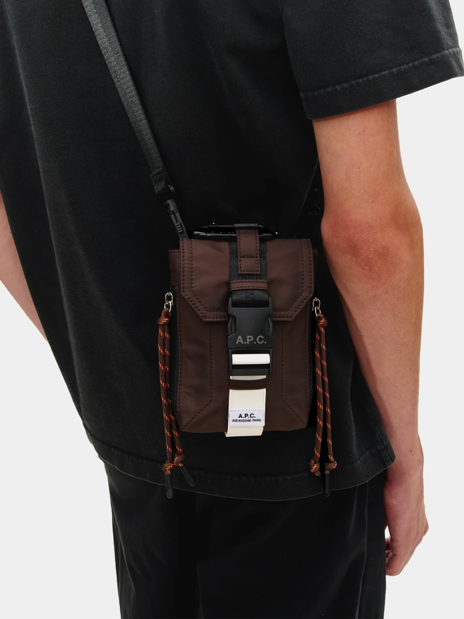 Сумка A.P.C. Crossbody Pouch Trek Brown