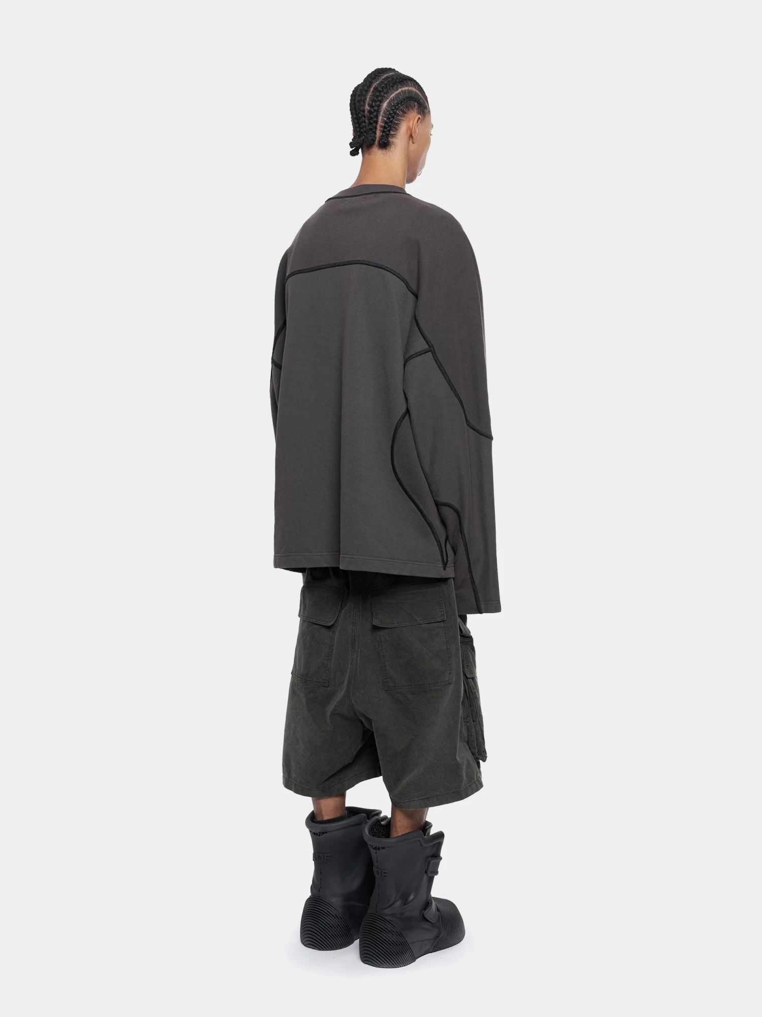 Шорты ARNODEFRANCE Rave Cargo Washed Black