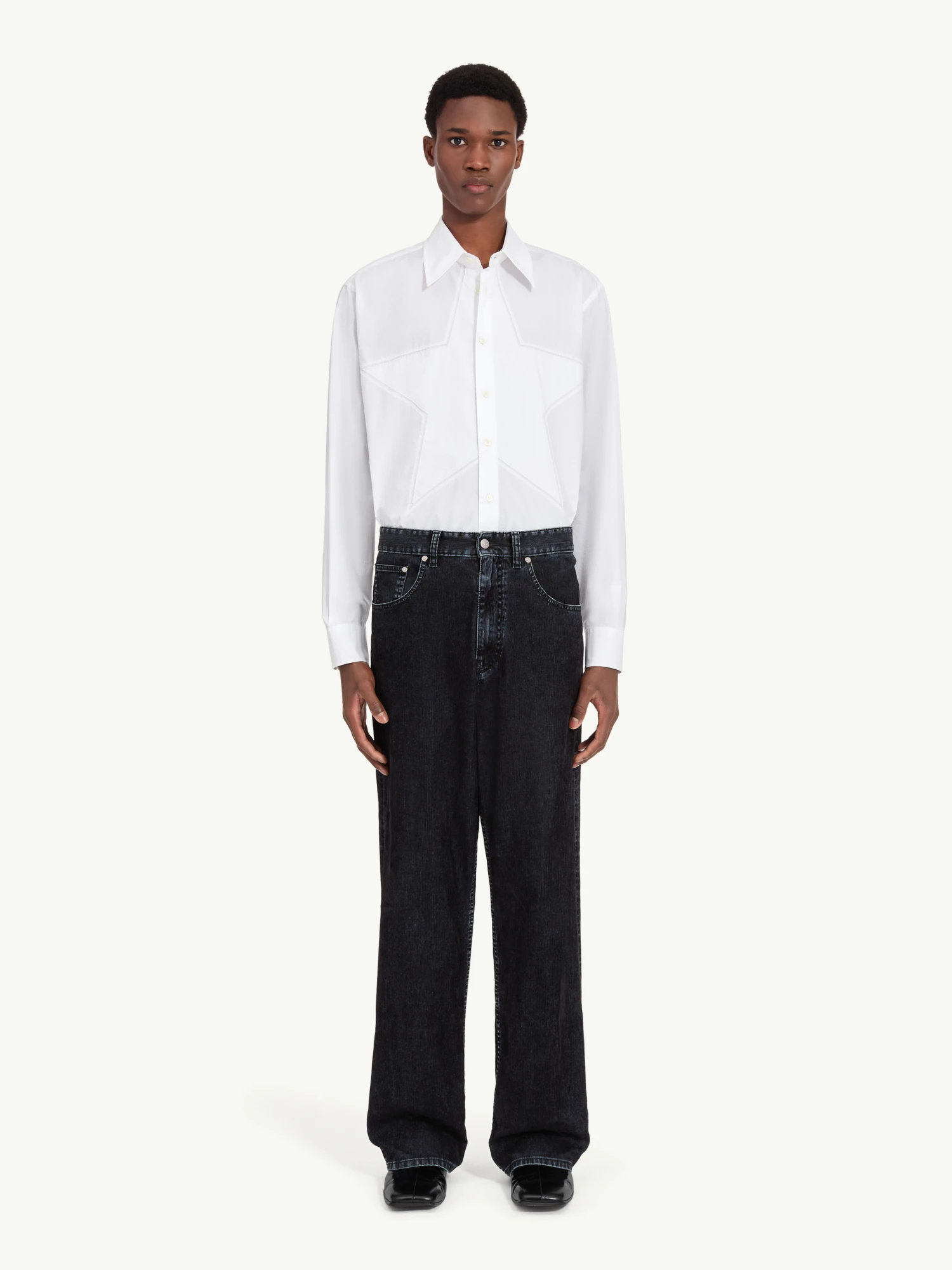 Джинсы MM6 Maison Margiela 5 Pocket Black