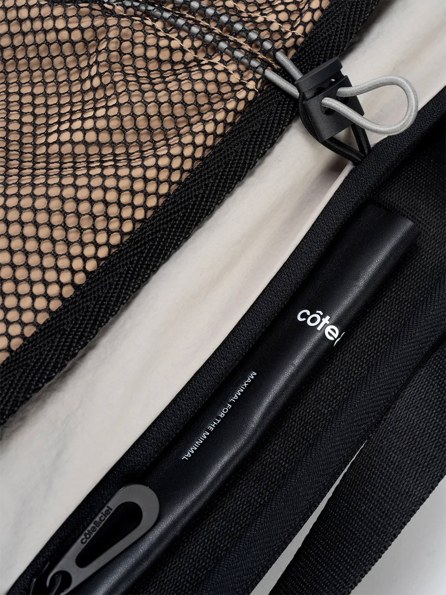 Сумка COTE&CIEL Orne Smooth Light Grey & Sand