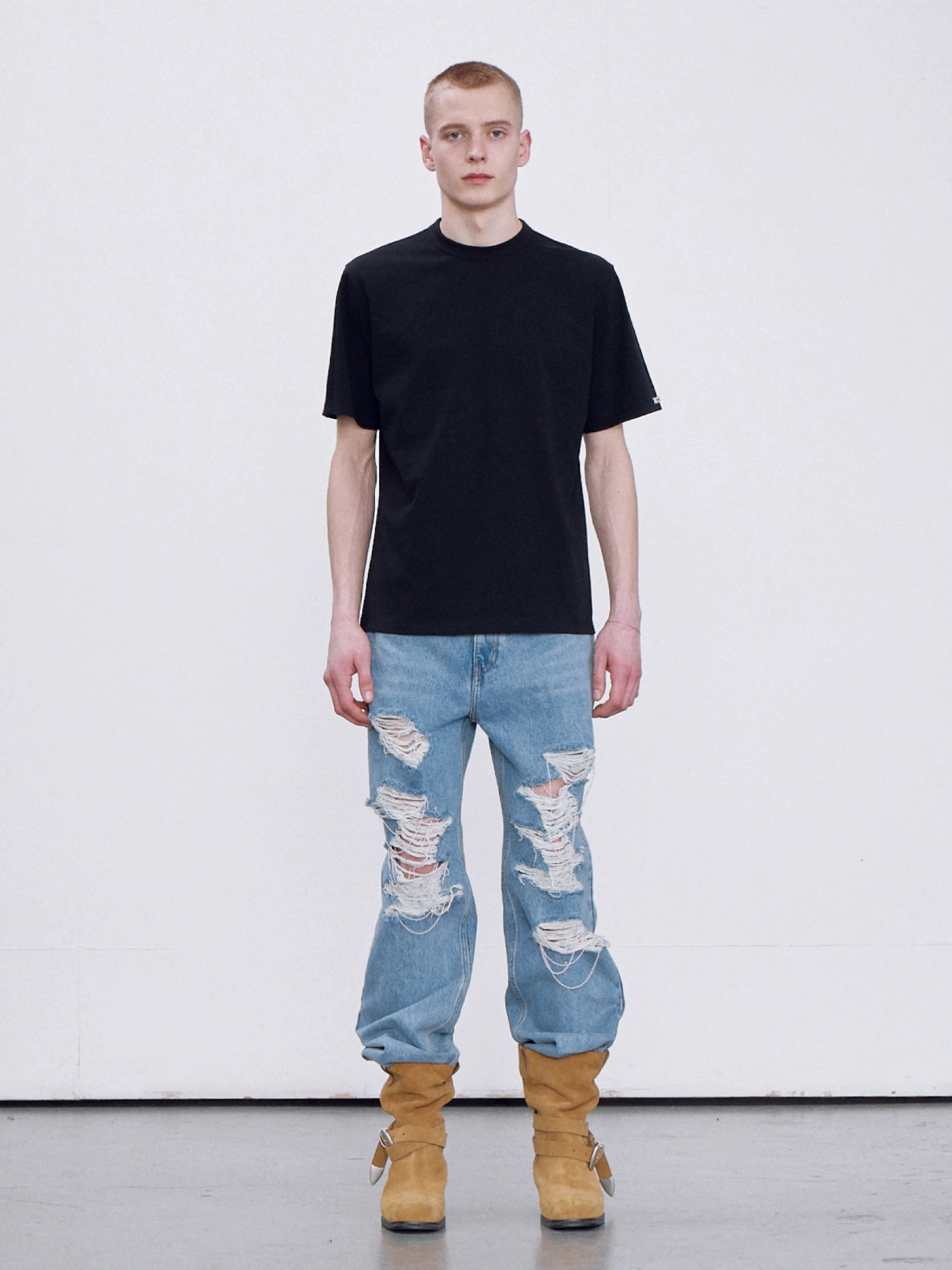 Футболка Recto RC Logo Jacquard Patch T-shirt Black