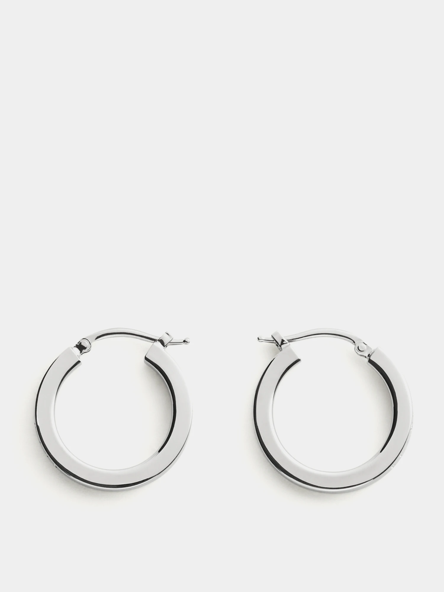 Серьги MM6 Maison Margiela Numeric Hoop Palladio