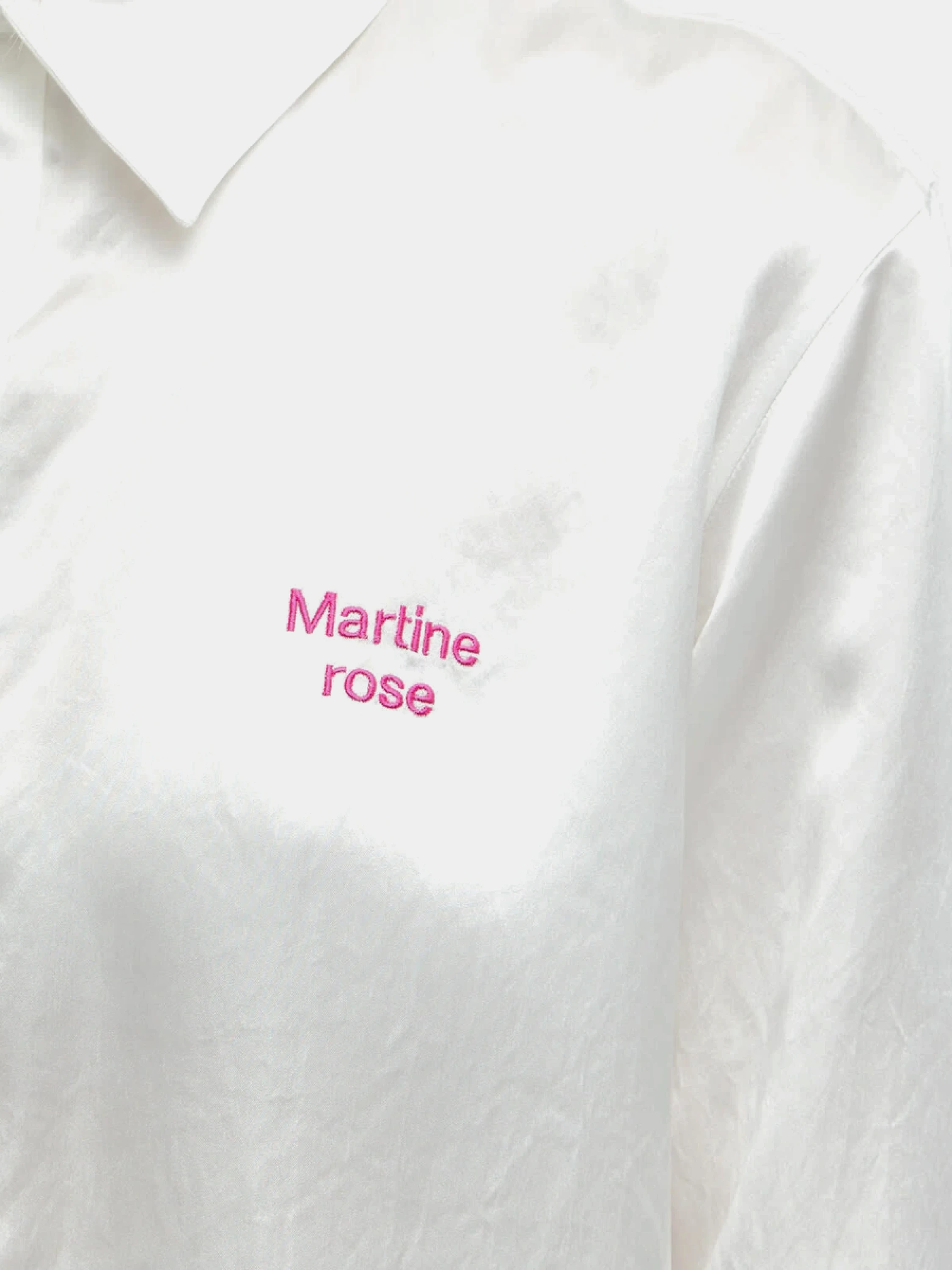 Рубашка Martine Rose Classic Shirt Off White