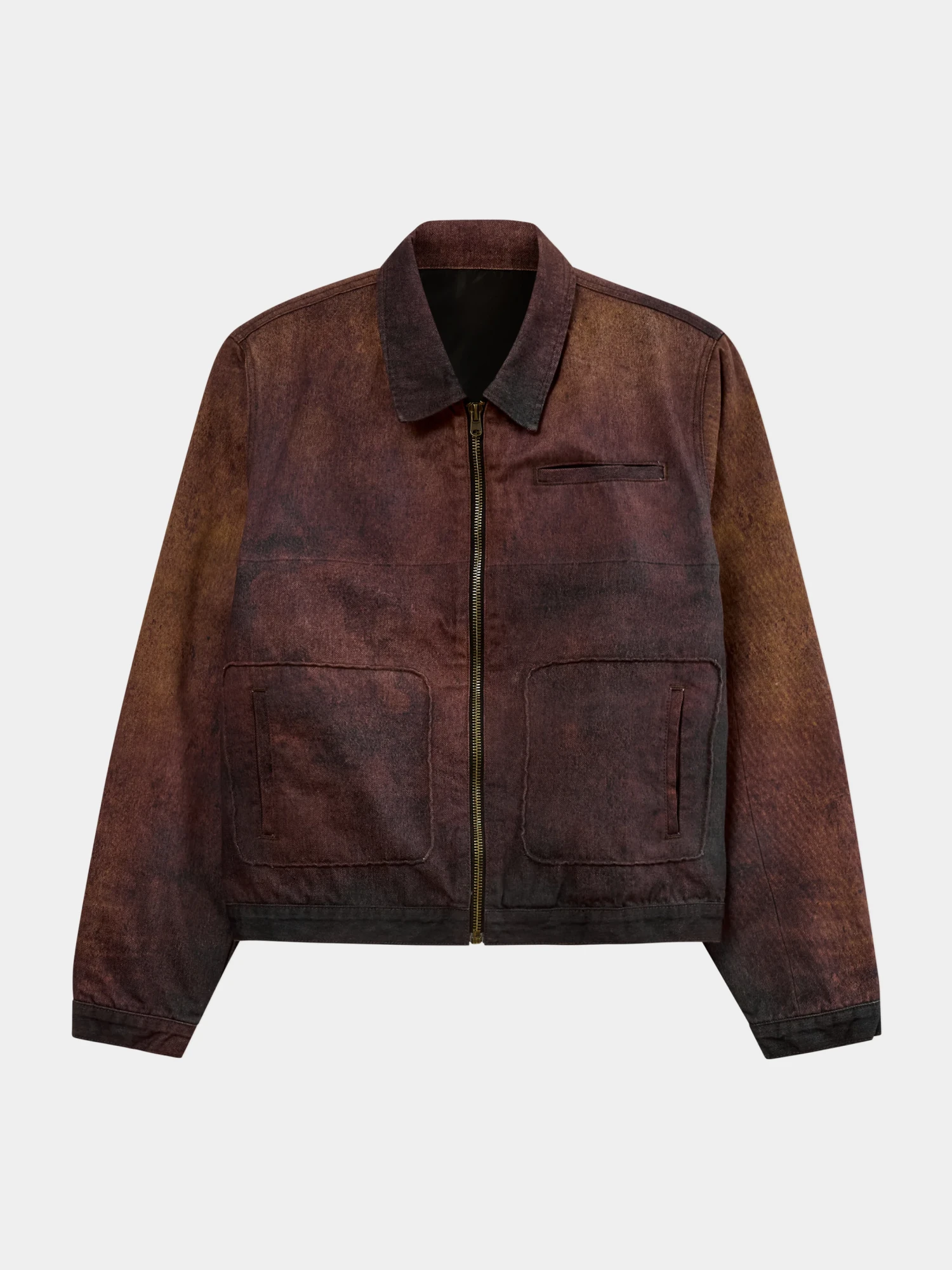 Овершот KidSuper Printed Distressed Burnt Red