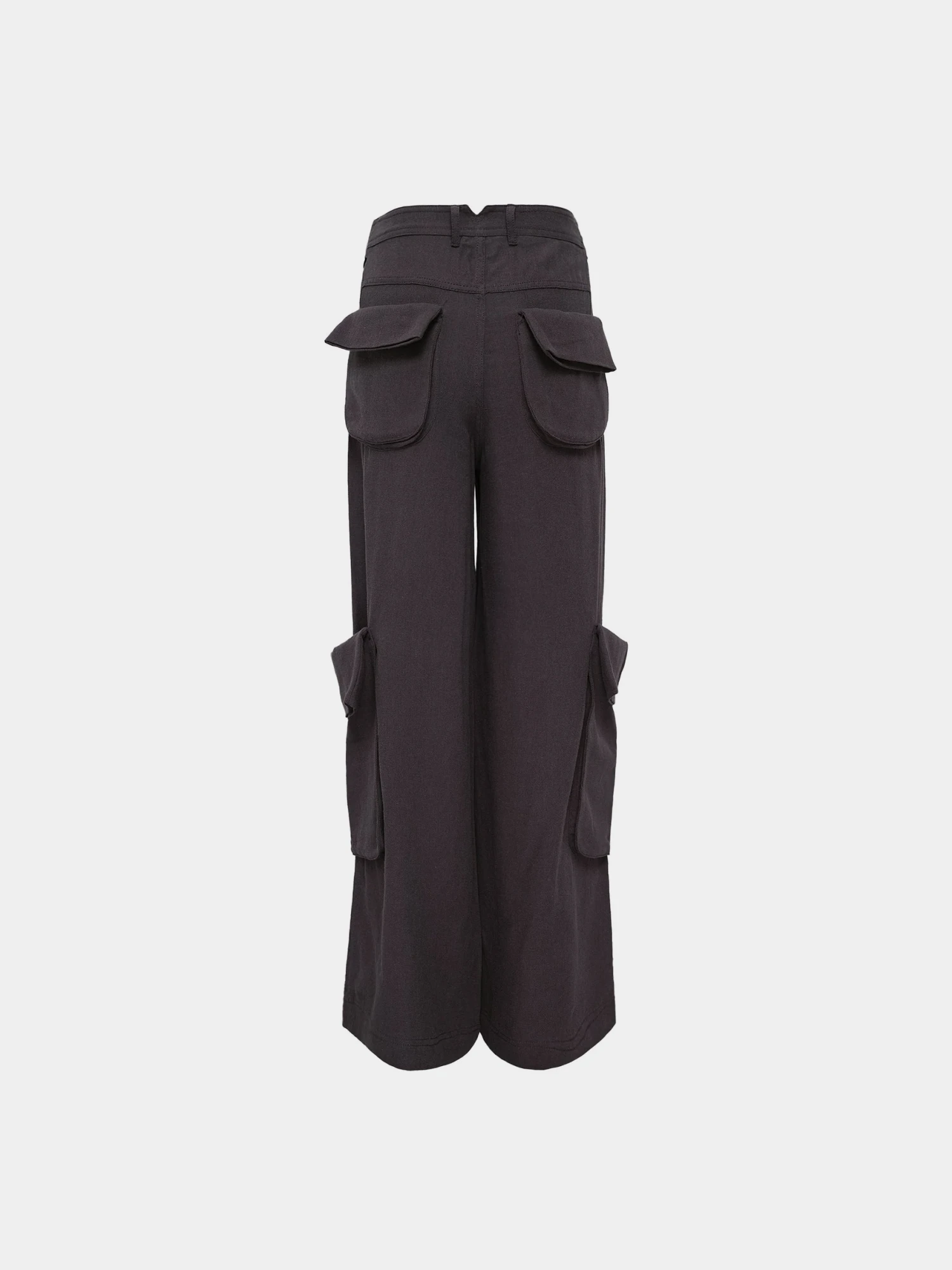 Женские брюки OPEN YY Linen Cargo Charcoal