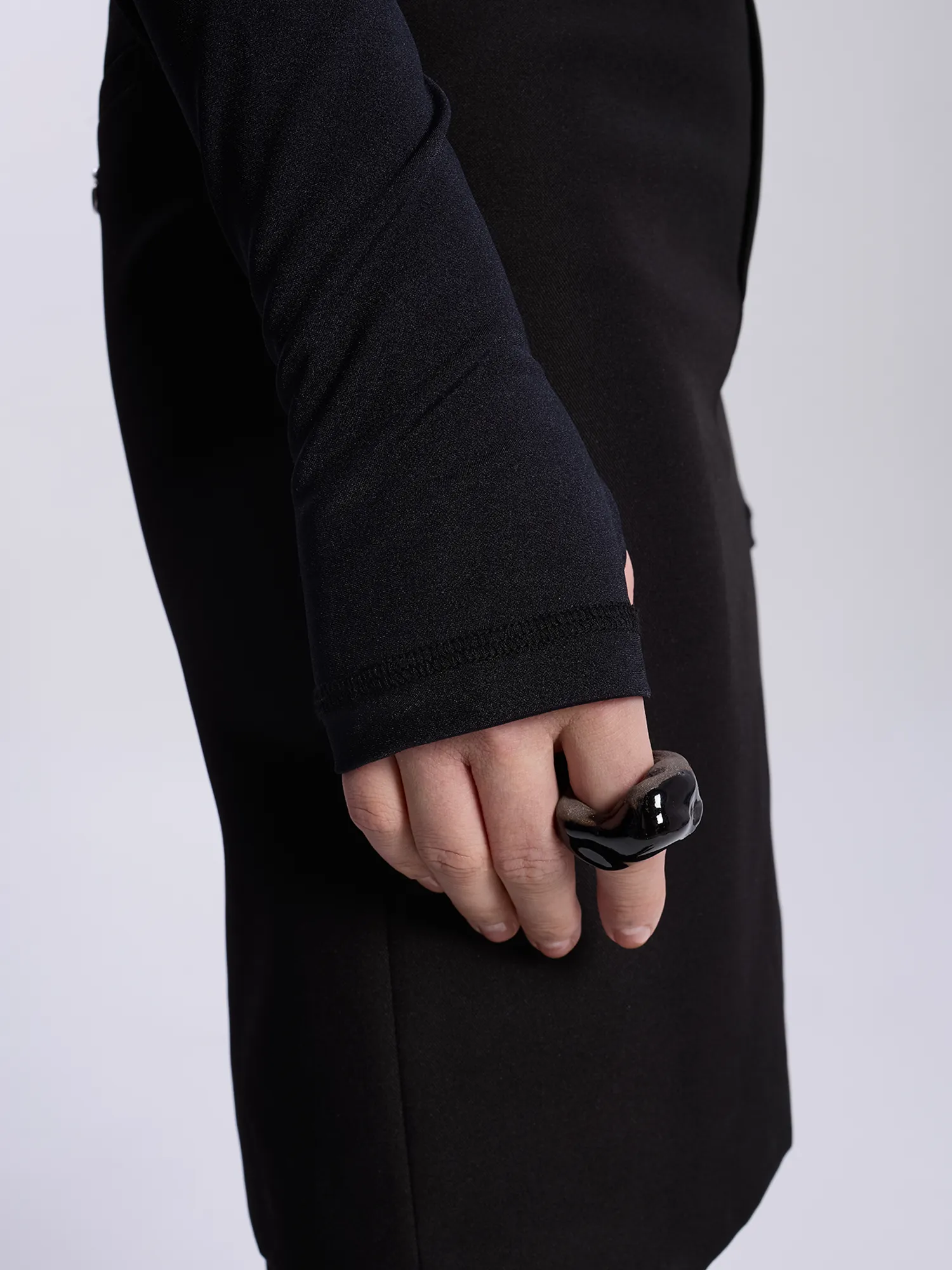 Женское платье Coperni Hybrid Tailored Dress Black