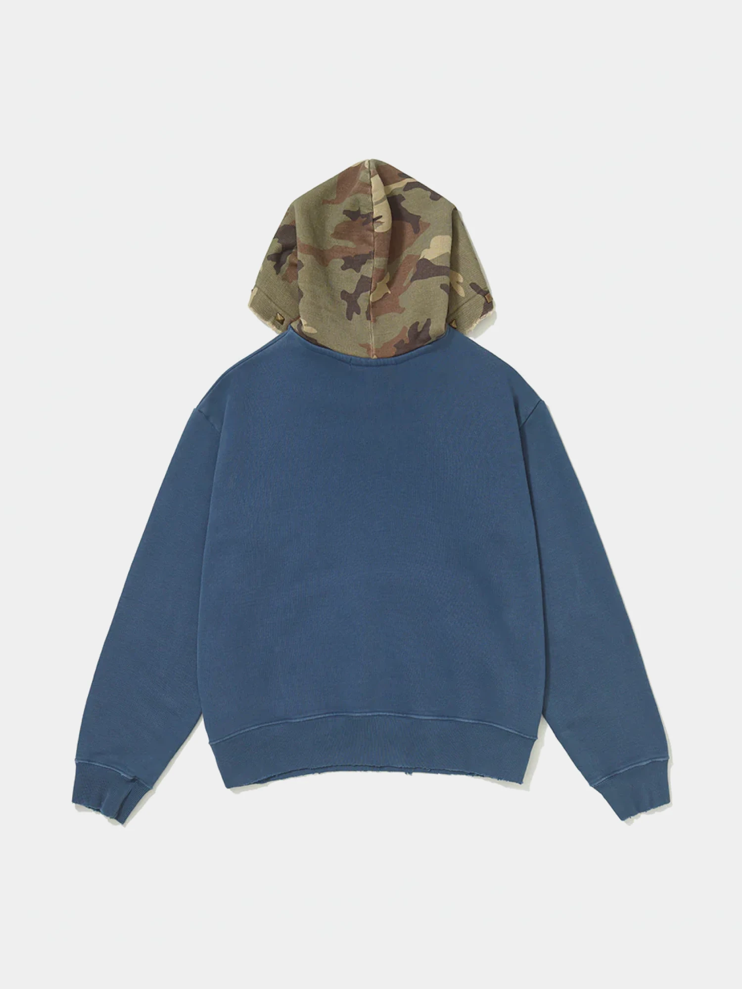 Худи PIET Distressed Camo Studded Navy