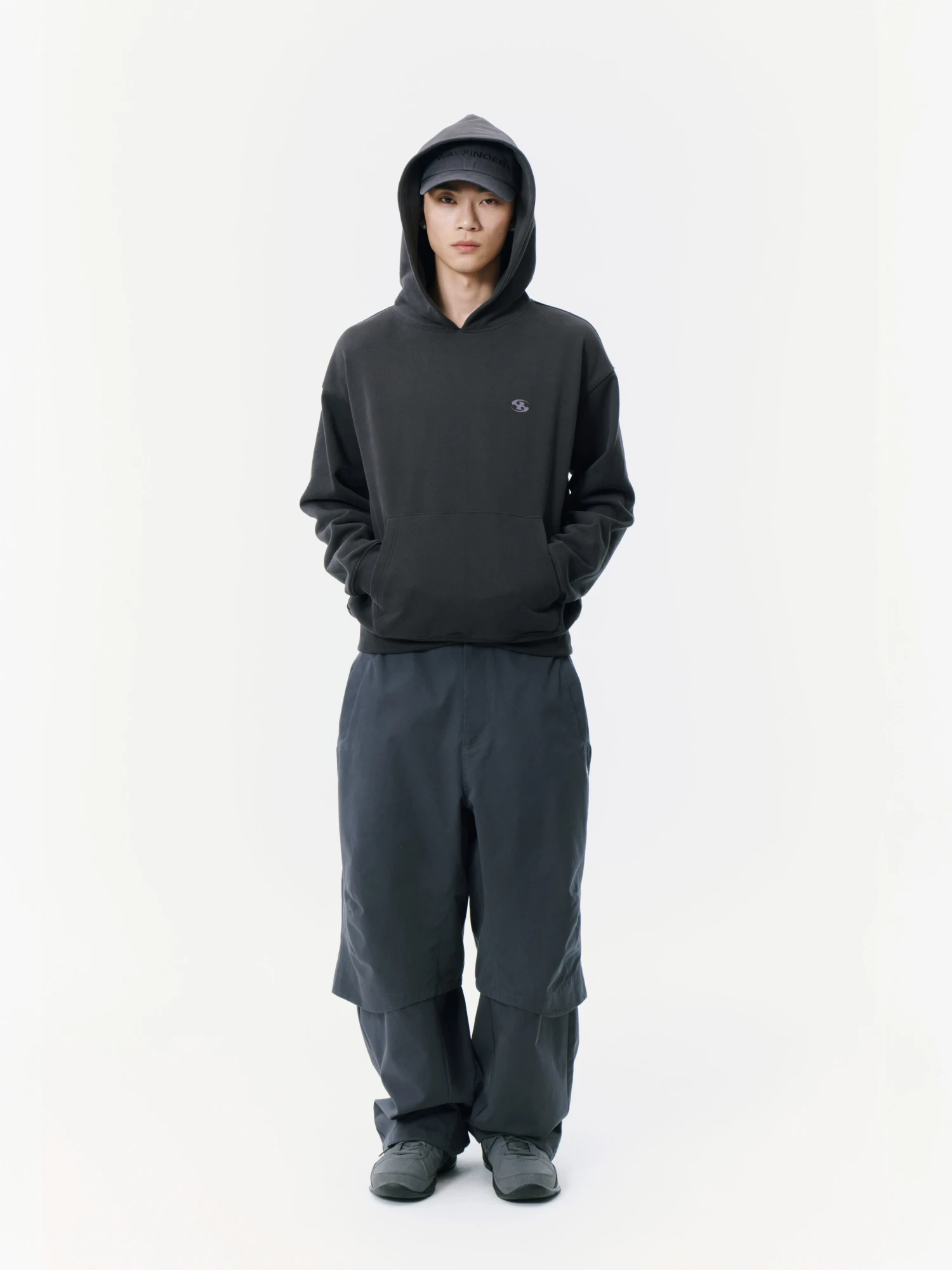 Худи SAN SAN GEAR Logo Hoodie Charcoal