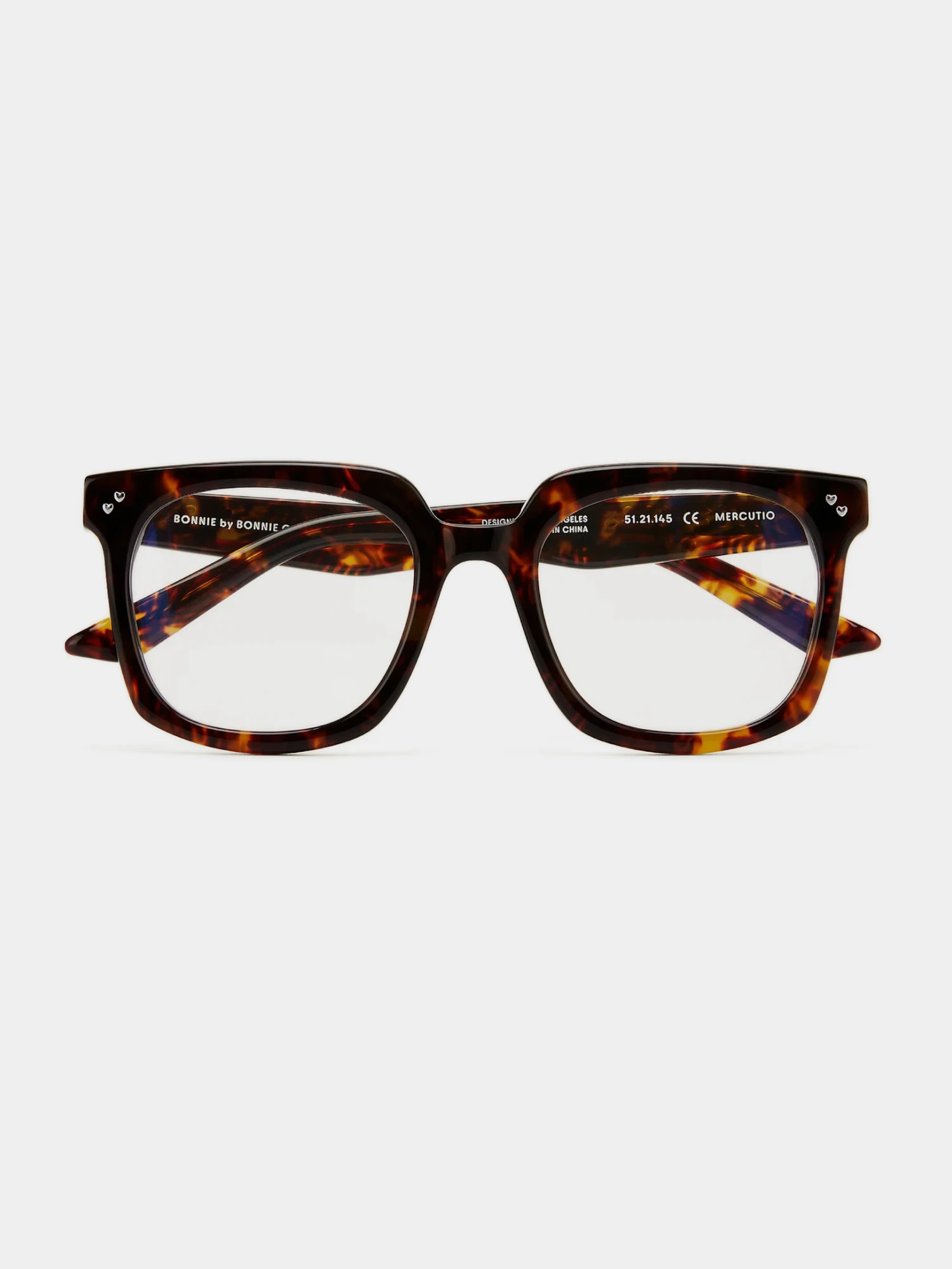 Очки Bonnie Clyde Mercutio Tortoise & Clear Lens