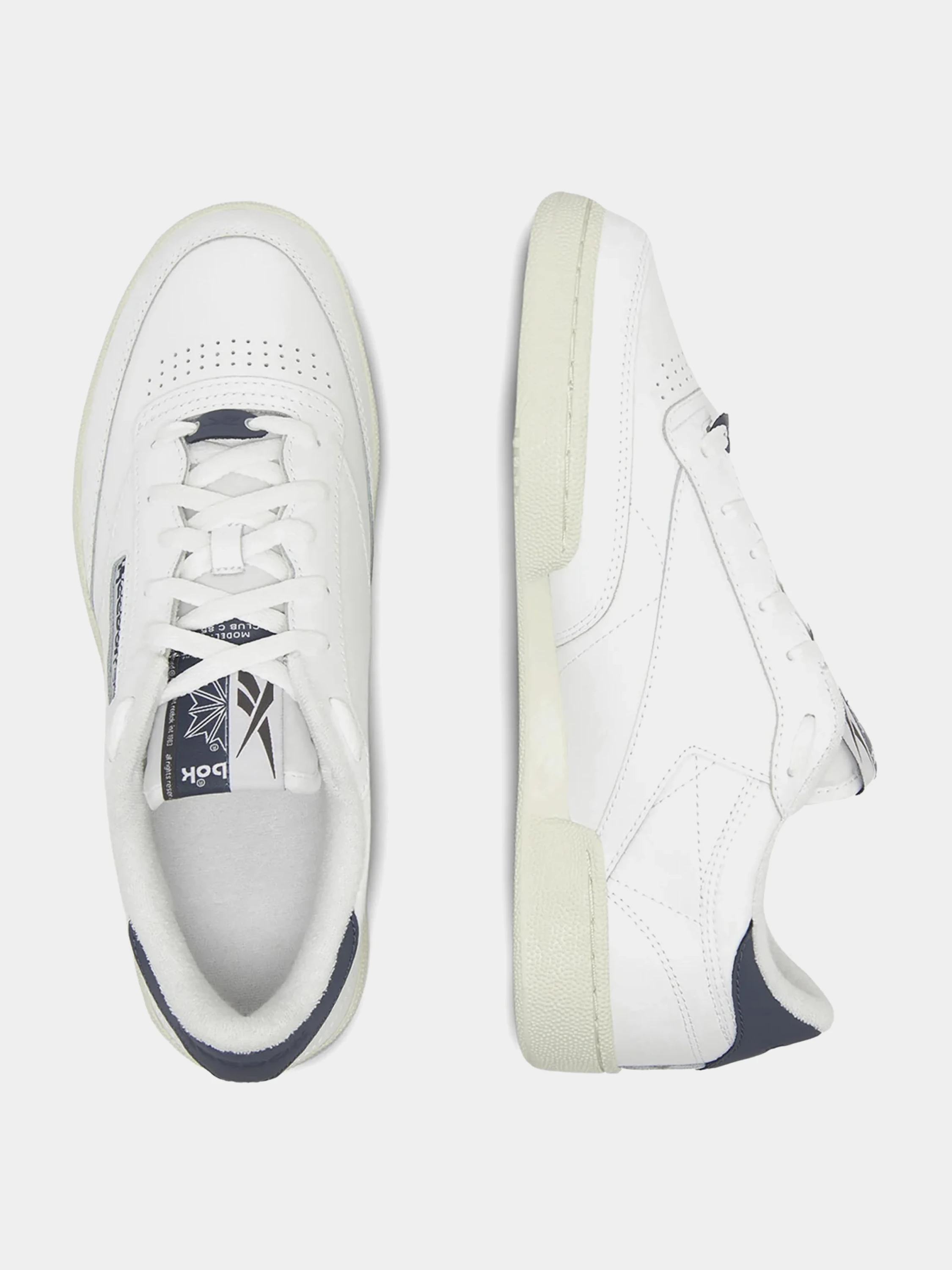 Кеды Reebok Club C 85 White/Navy