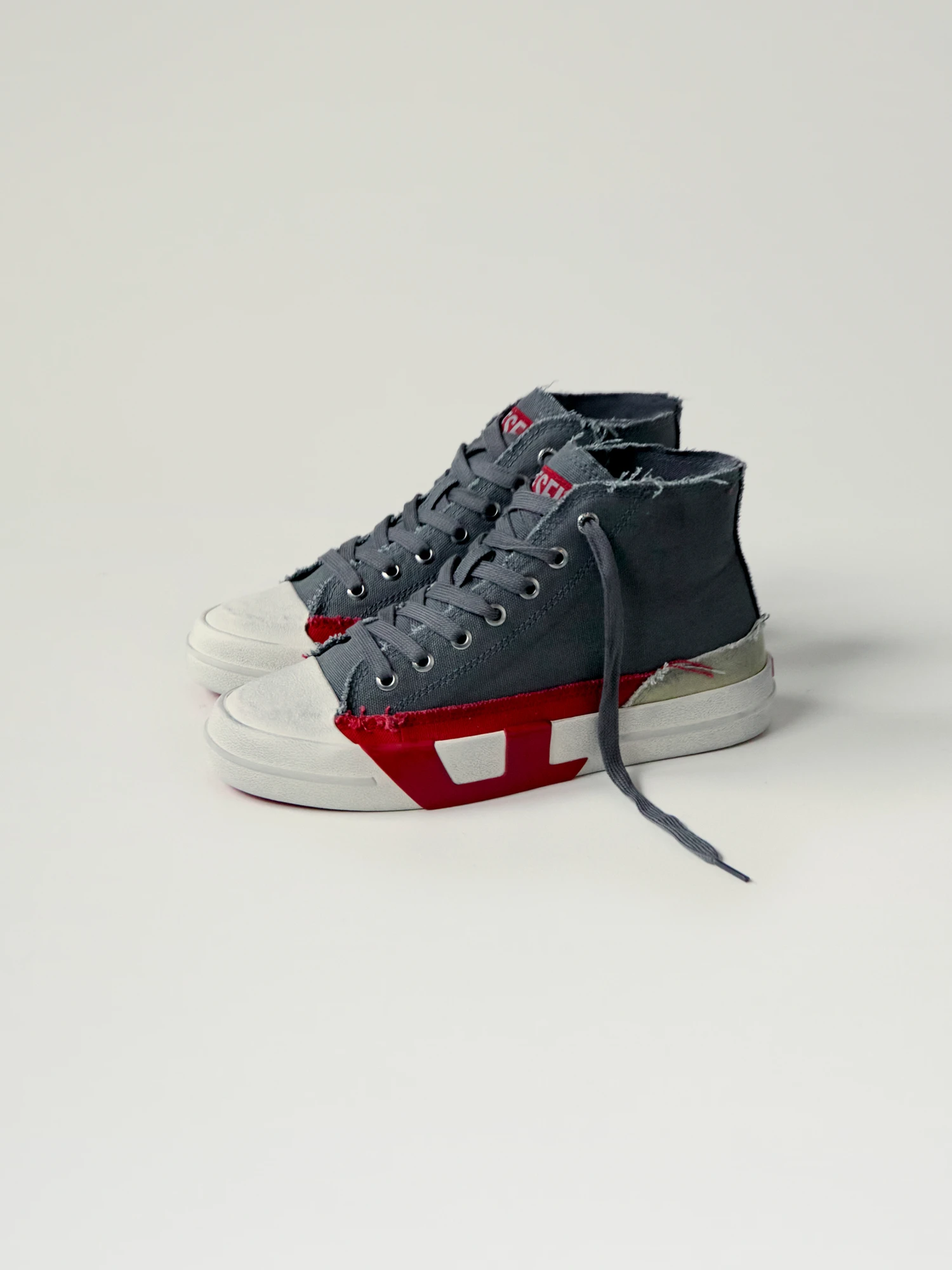Кеды Diesel S-D-Verse Mid Grey/Red