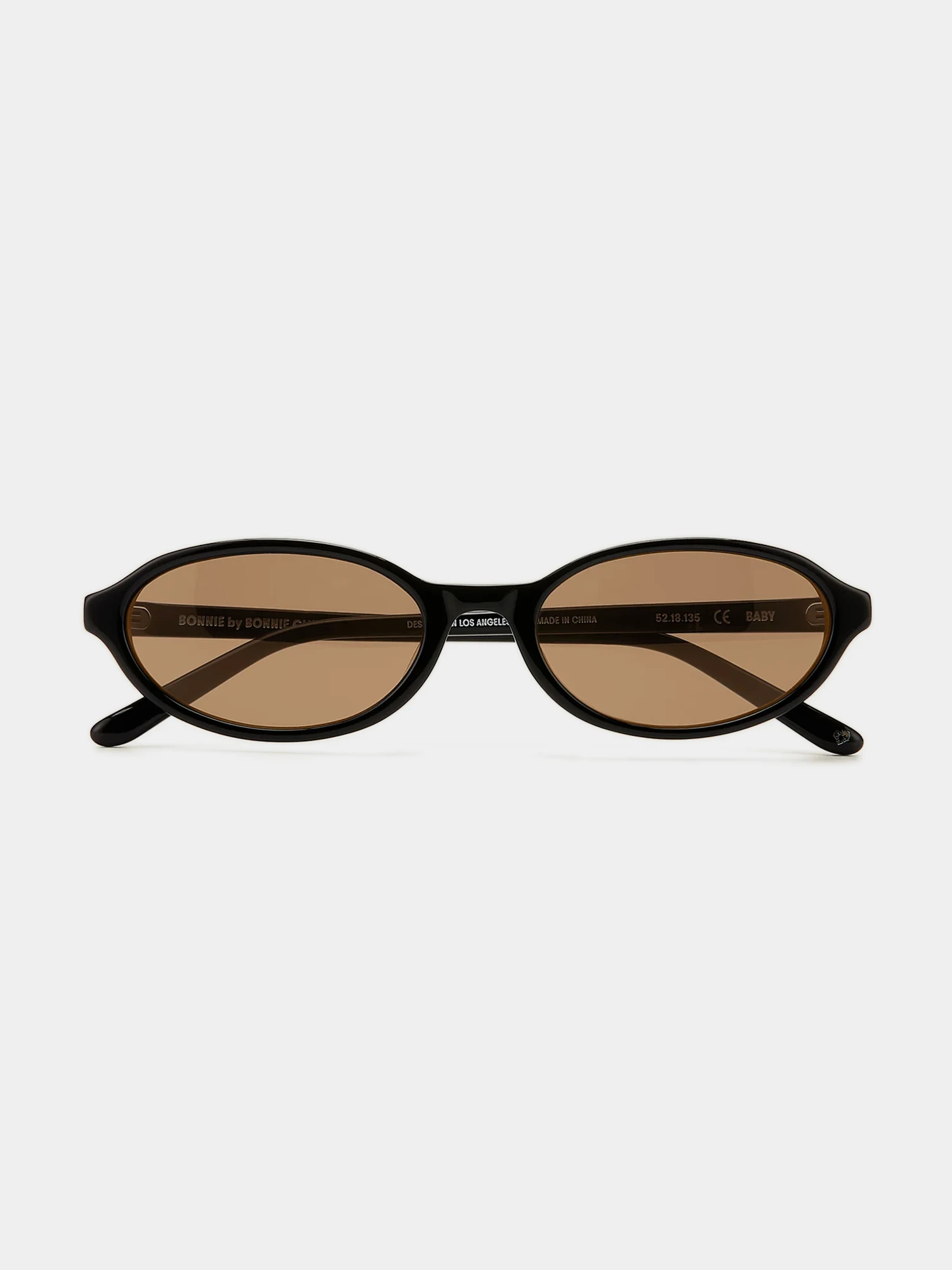 Очки Bonnie Clyde Baby Black & Brown Lens