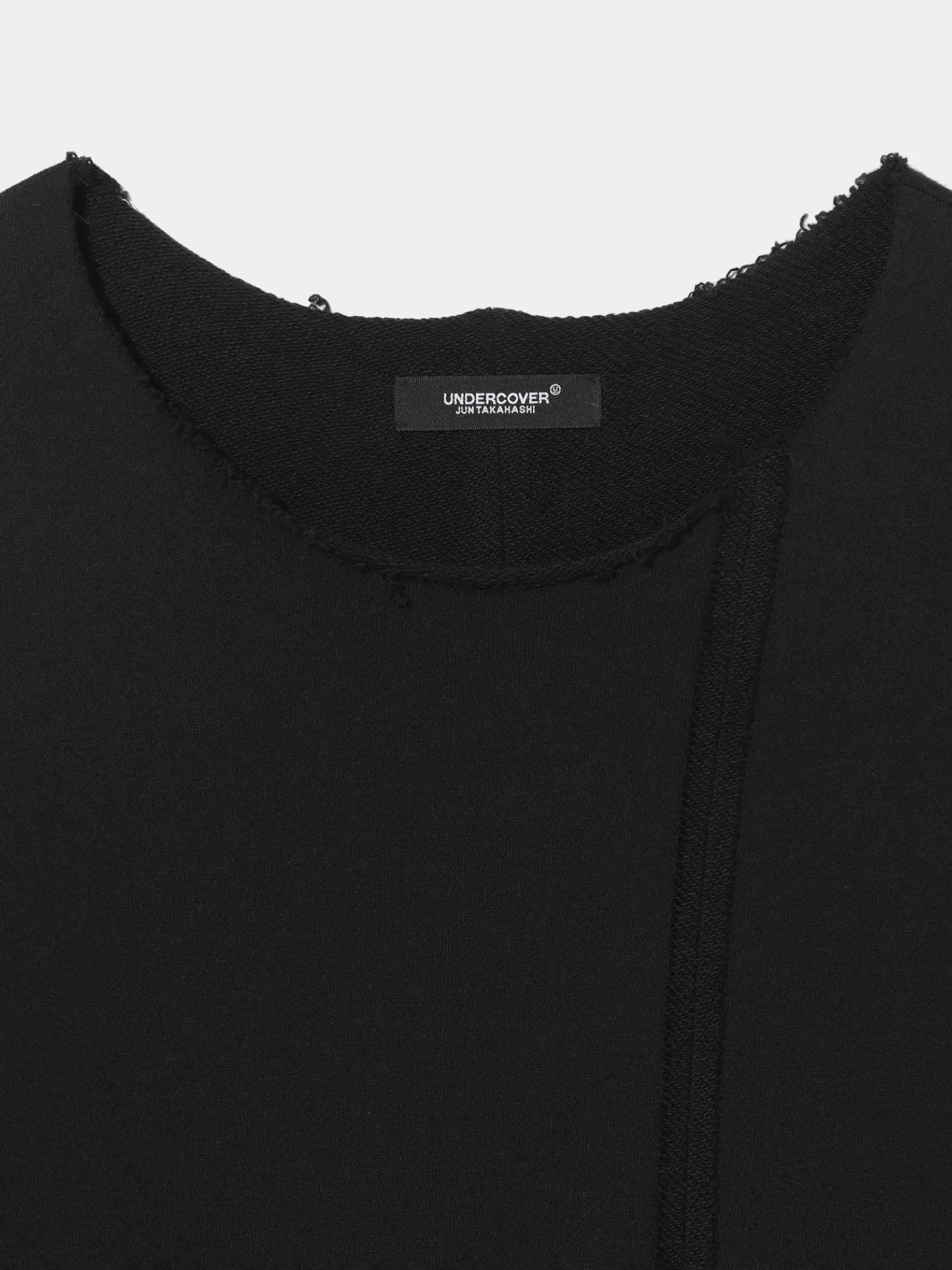 Пуловер UNDERCOVER Cotton Bonded Seam Black