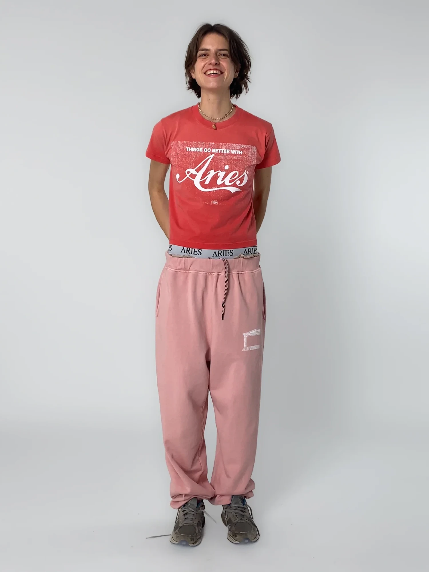 Футболка ARIES Sunbleached Cola SS Red