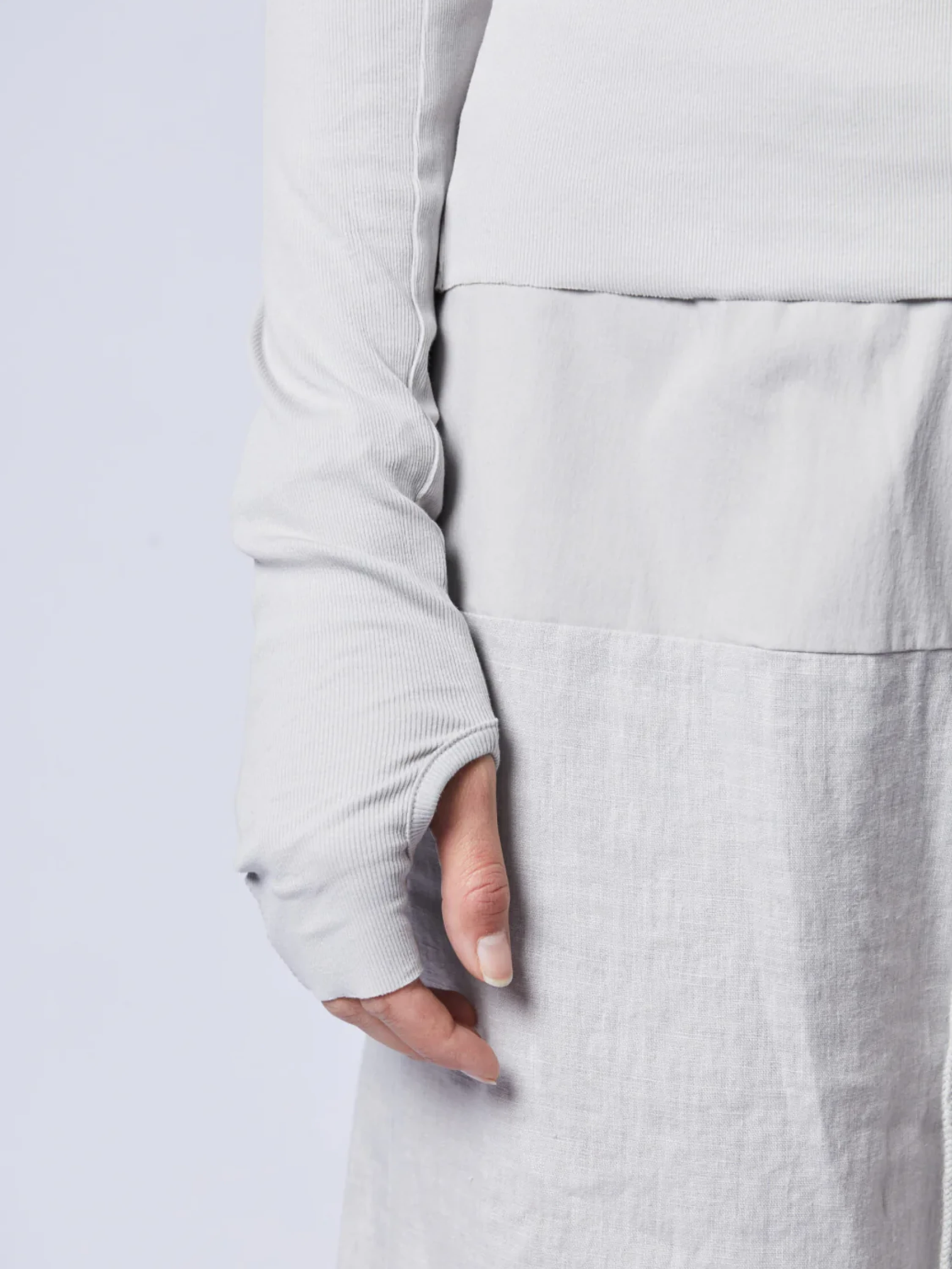 Женский лонгслив thom/krom W TS 518 Silver