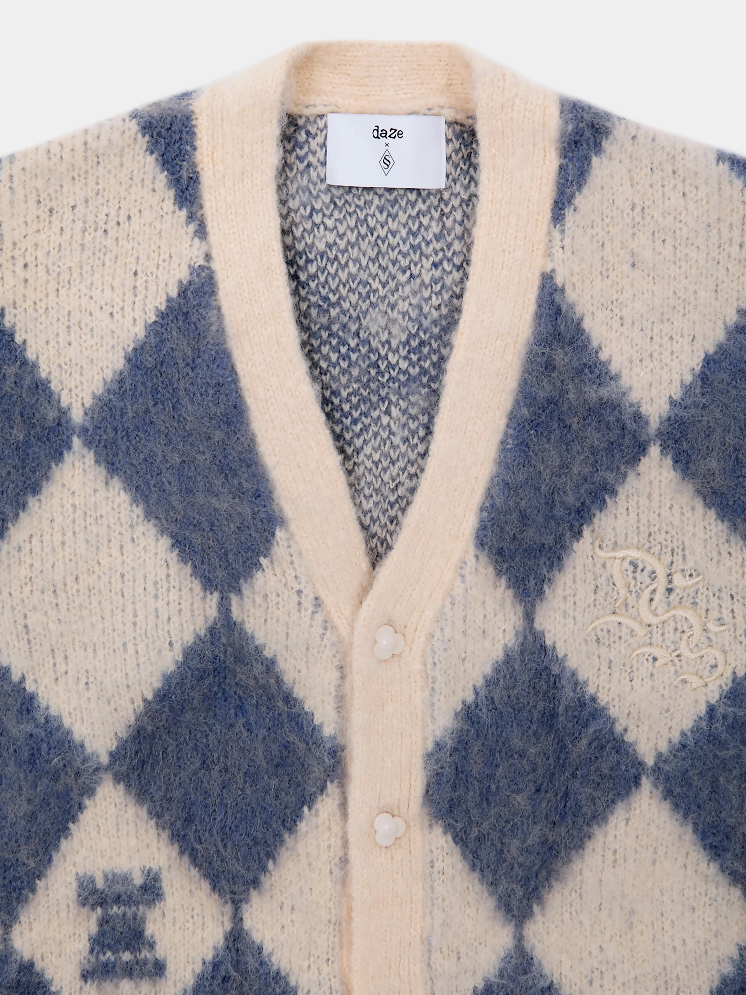 Кардиган Studio Slow x Daze Exclusive Devil Logo Blue