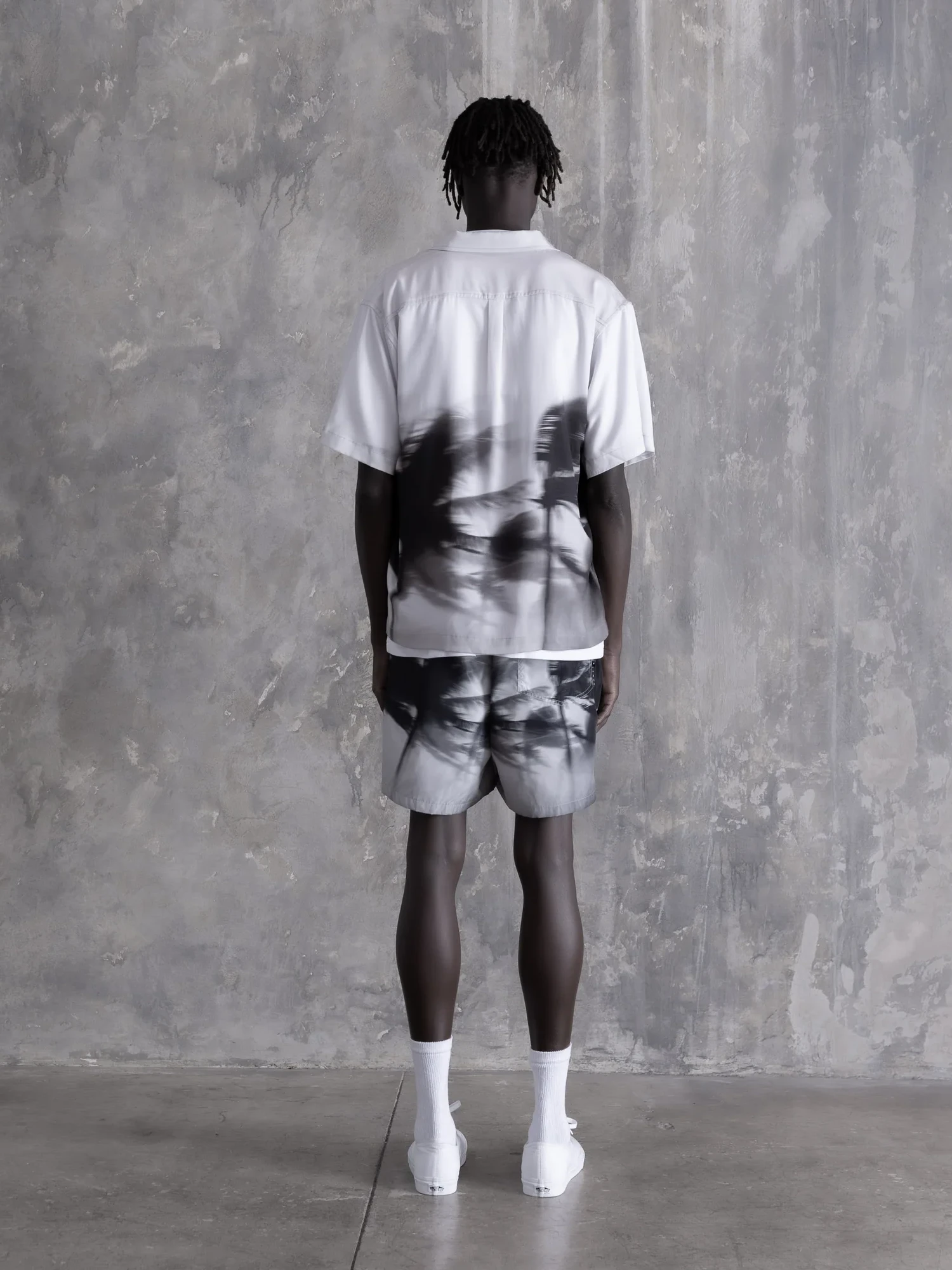 Рубашка Stampd Palms in Motion Camp Collar