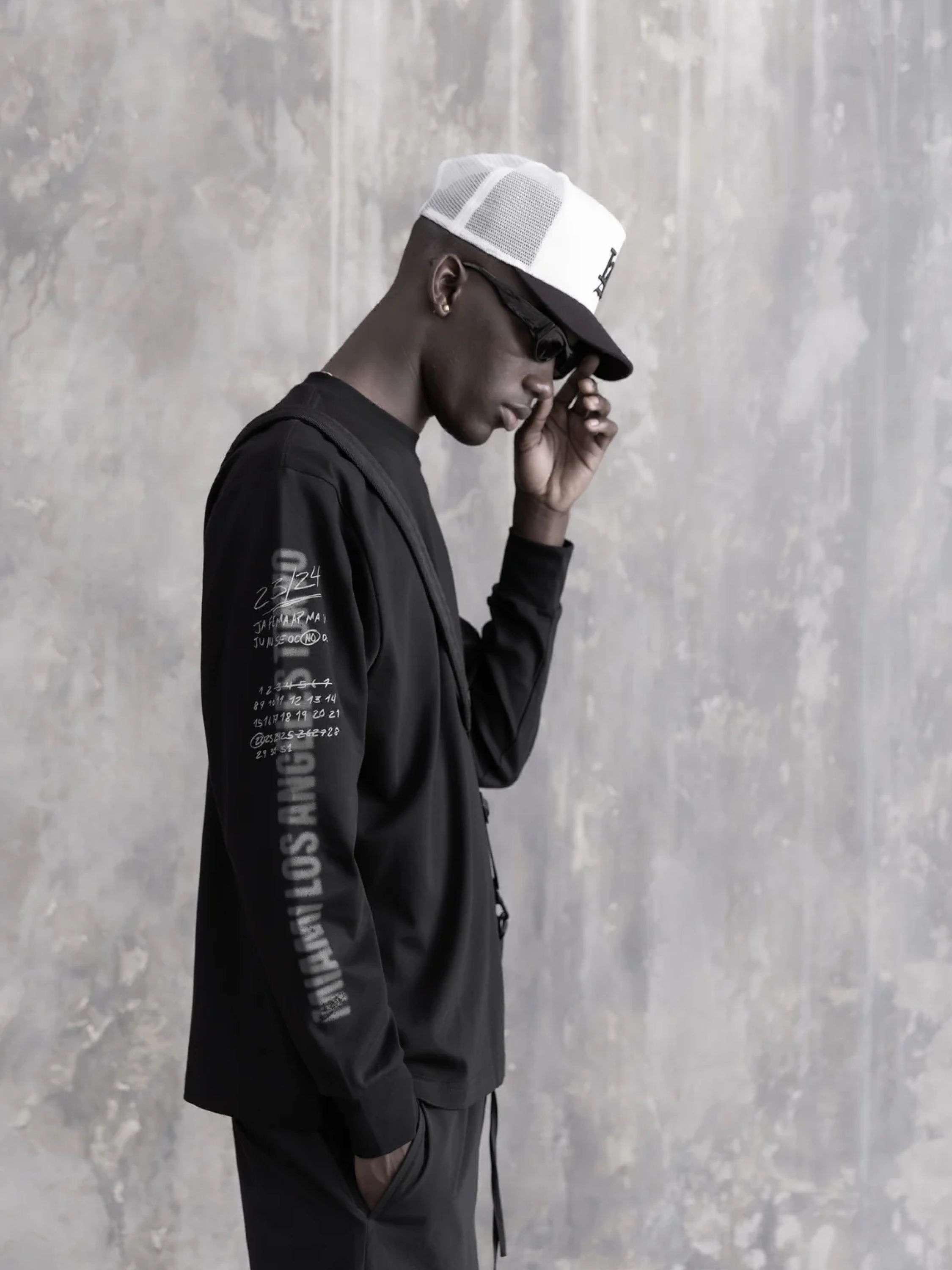 Лонгслив Stampd LS Locations Relaxed Tee Black