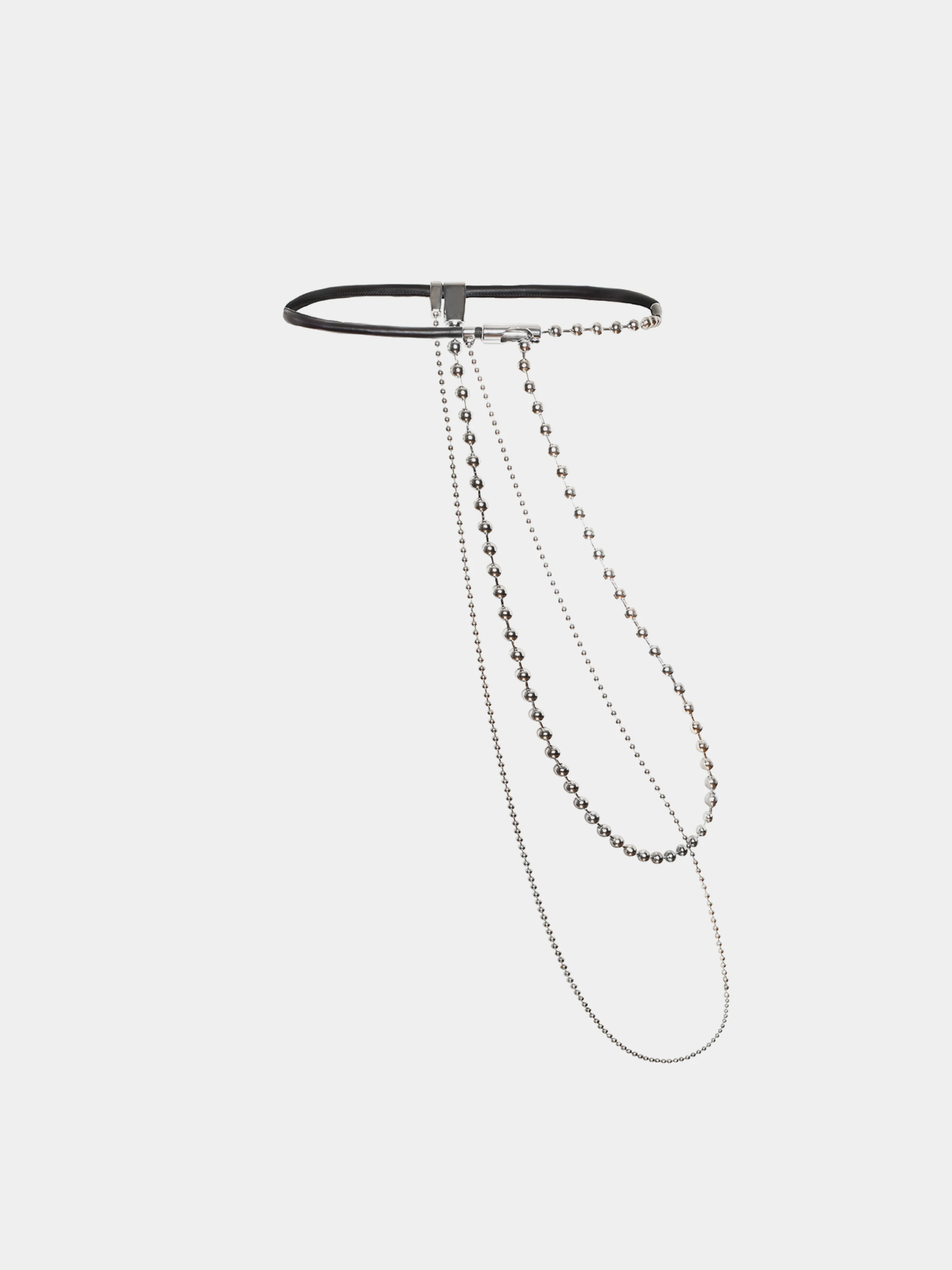 Ремень PUBLISHED BY Harness Belt Black and Silver