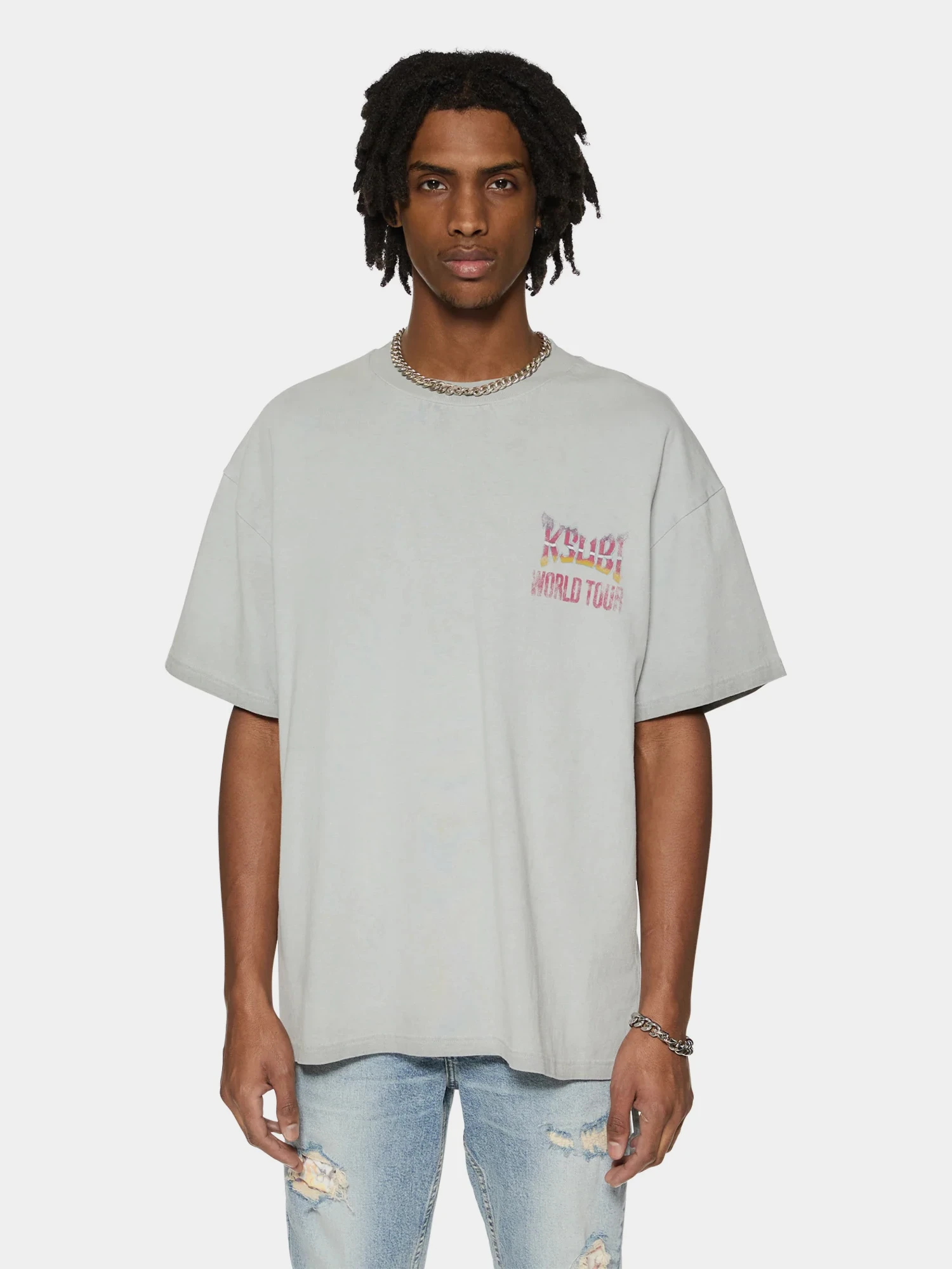 Футболка Ksubi Global Ekcess Ss Tee Painted White