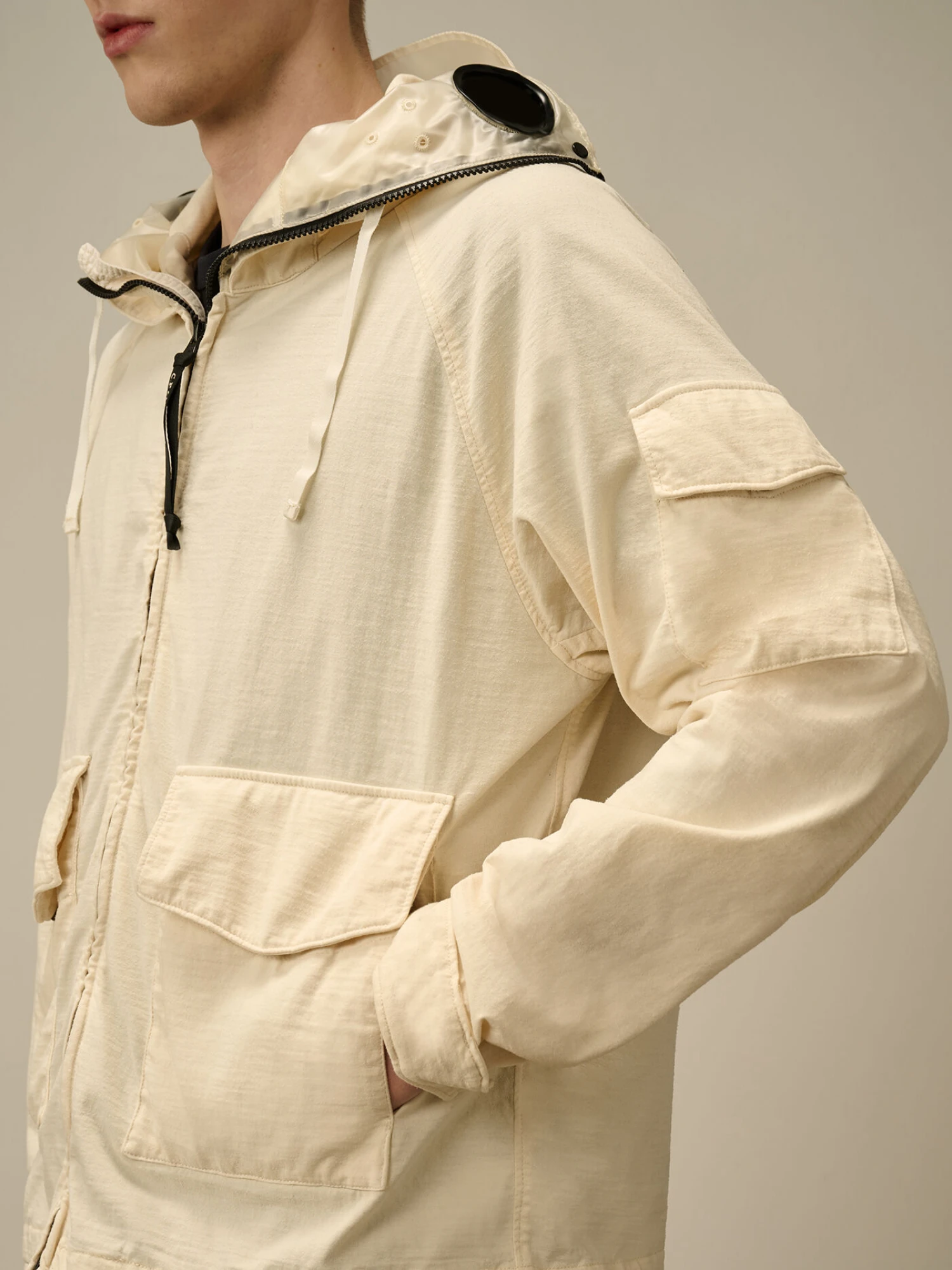 Ветровка C.P. Company Knitted Nylon Jersey Explorer Pistachio Shell