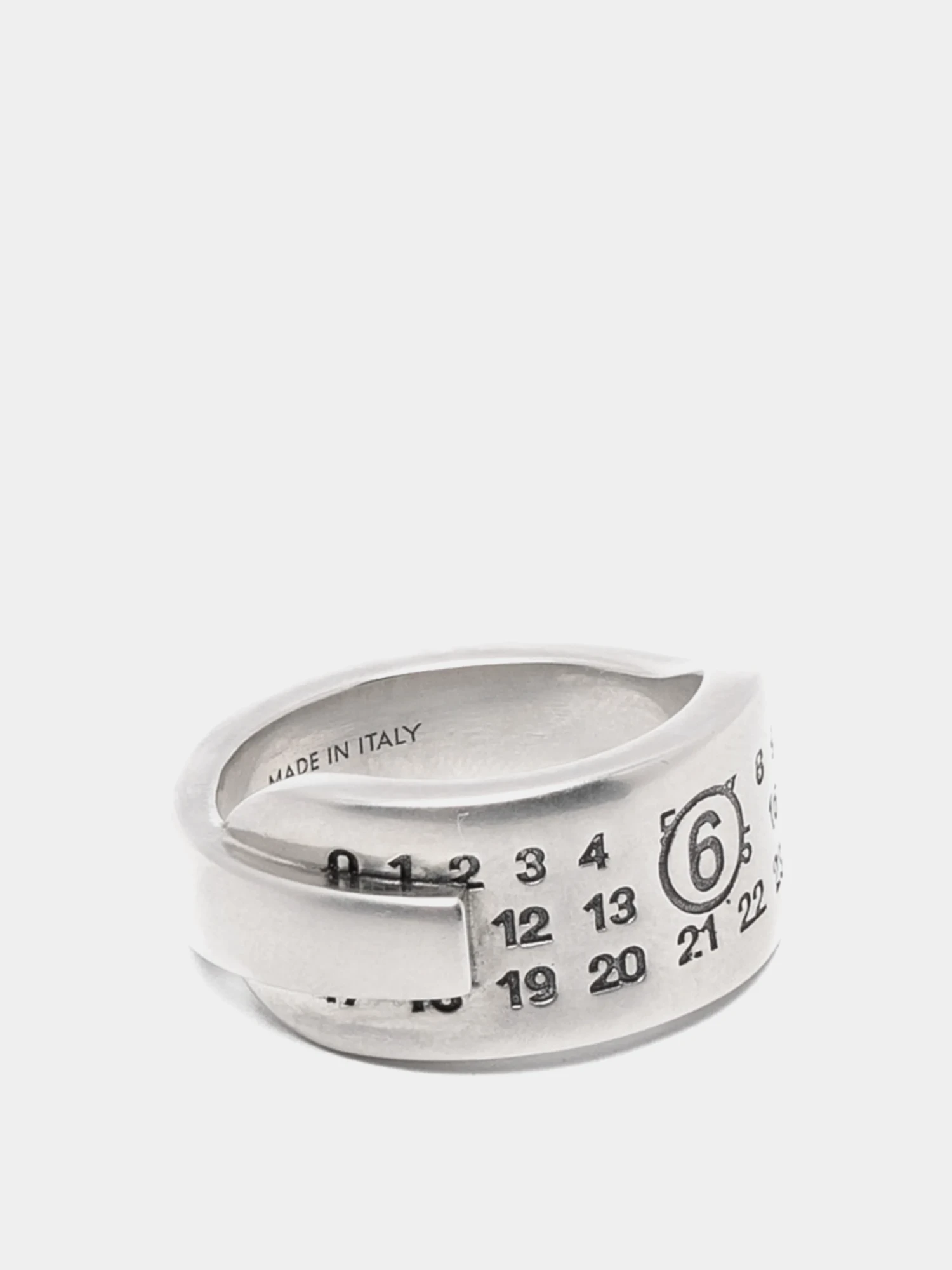 Кольцо MM6 Maison Margiela Stick Brass Silver Toned