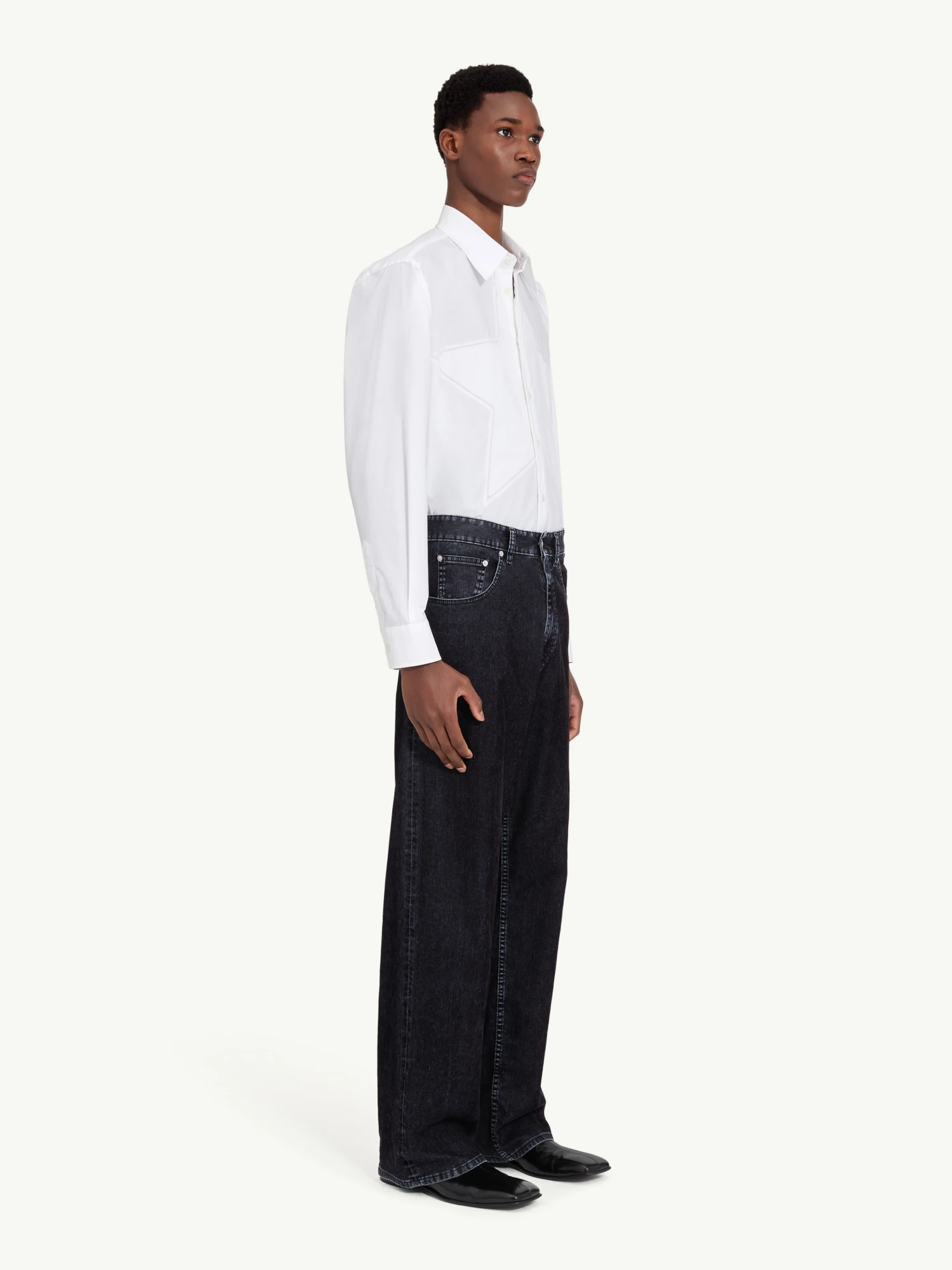 Джинсы MM6 Maison Margiela 5 Pocket Black