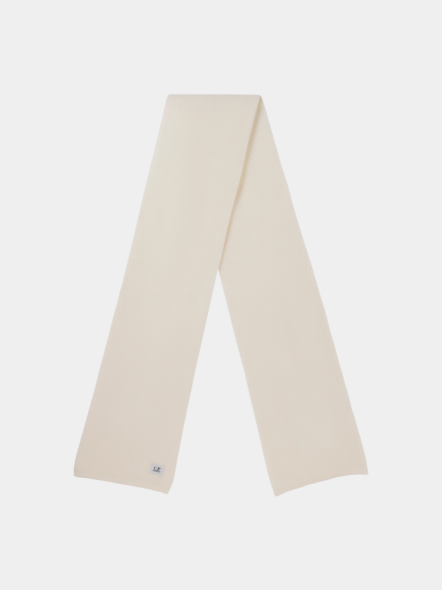 Шарф C.P. Company Wool Knit Gauze White