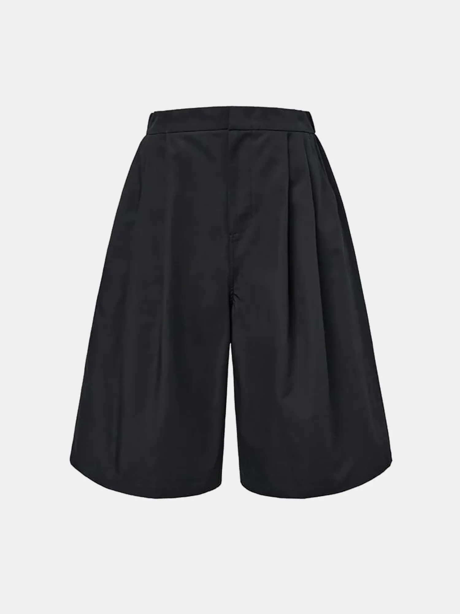 Шорты AMOMENTO Two Tuck Wide Black