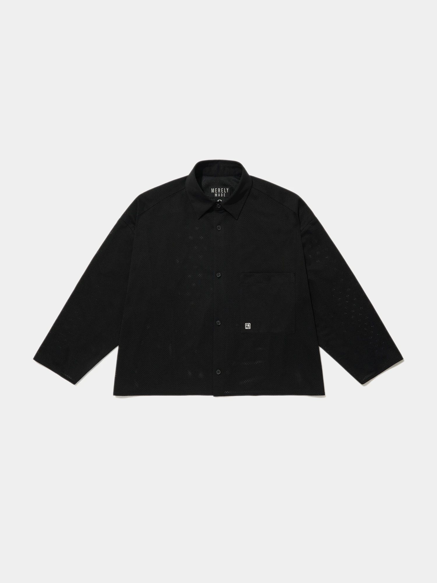 Рубашка MERELY MADE US Mesh Cropped Cool Black