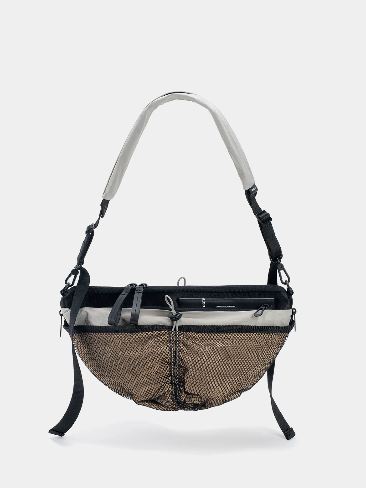 Сумка COTE&CIEL Orne Smooth Light Grey & Sand