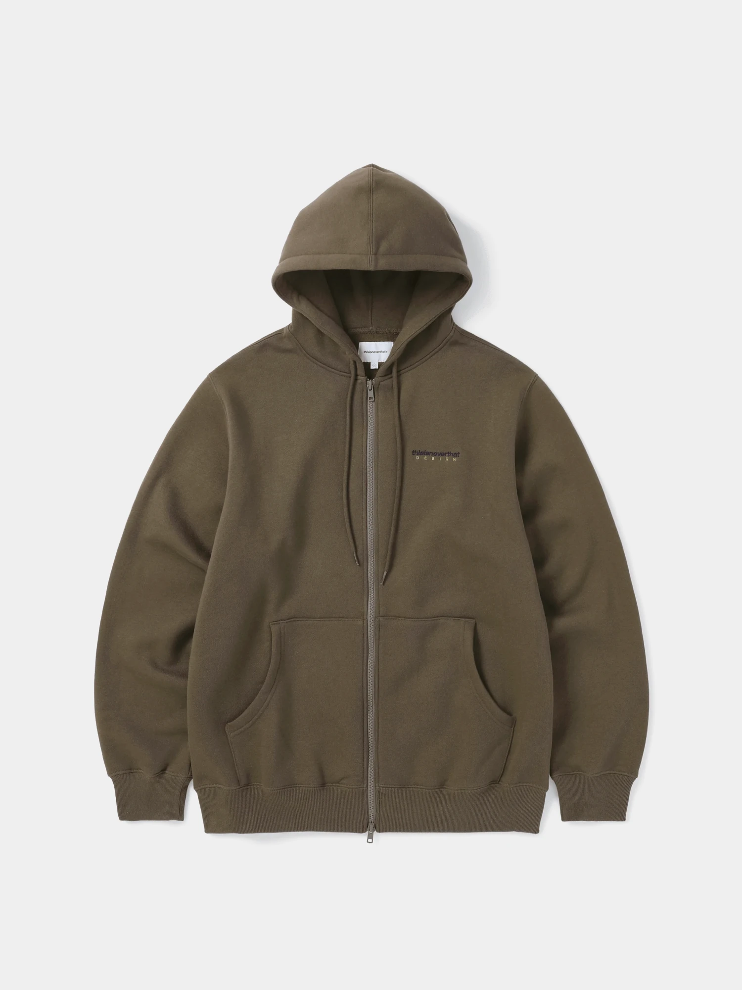 Зип-худи thisisneverthat DSN-Logo Zip Up Brown