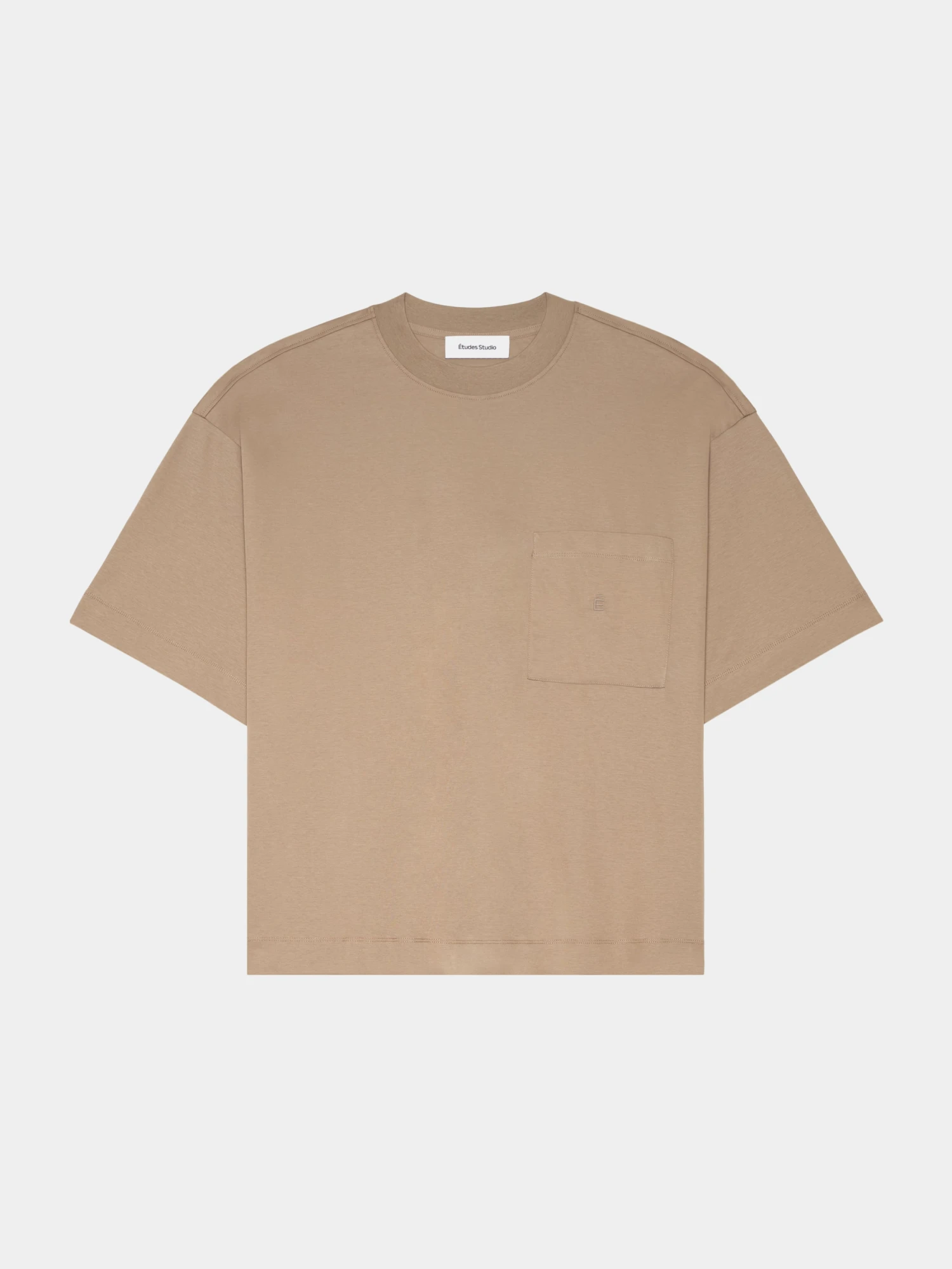 Футболка Études Oversized Pocket É Beige