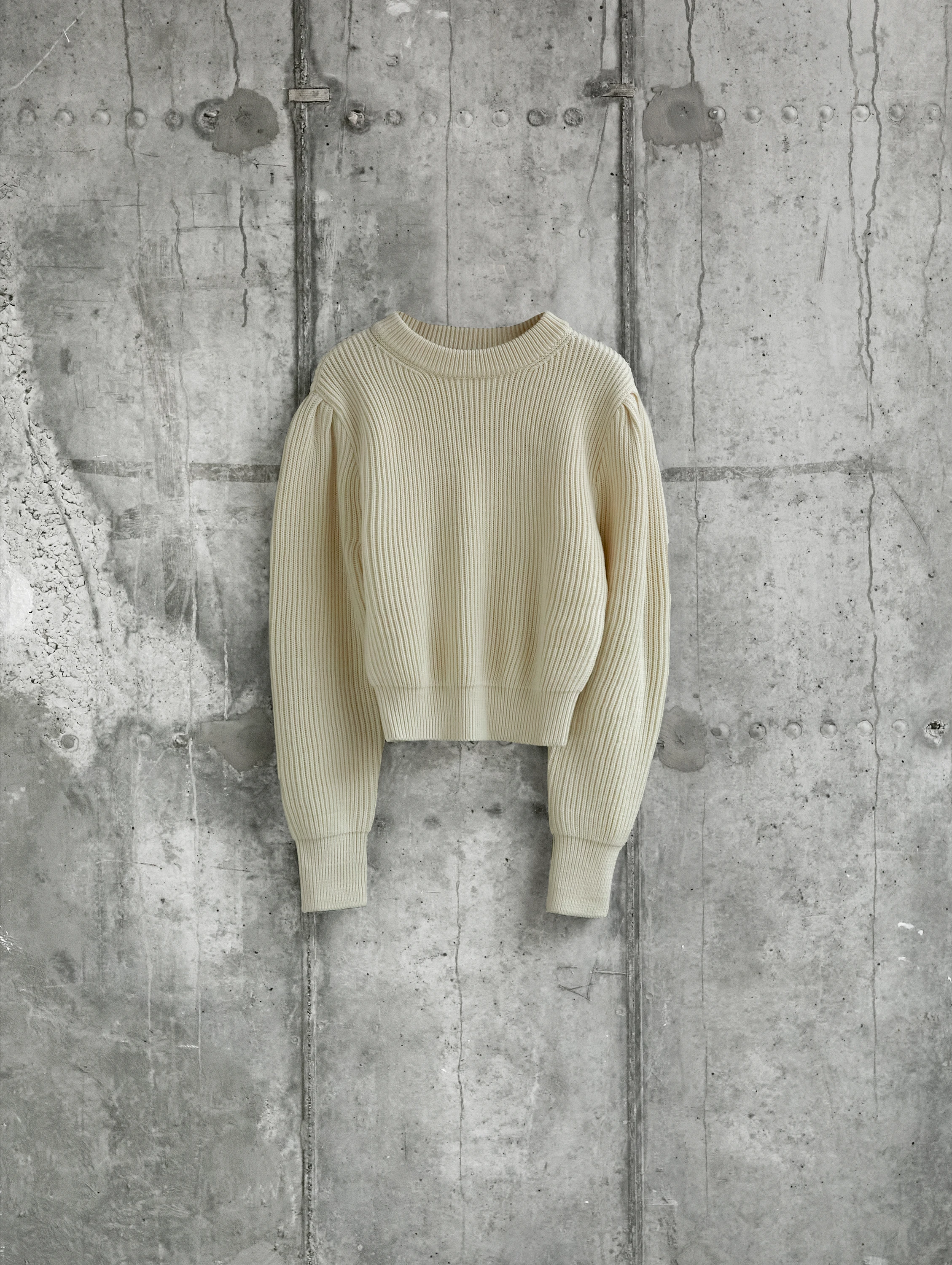 Женский свитер AMOMENTO Half Neck Knit Ecru