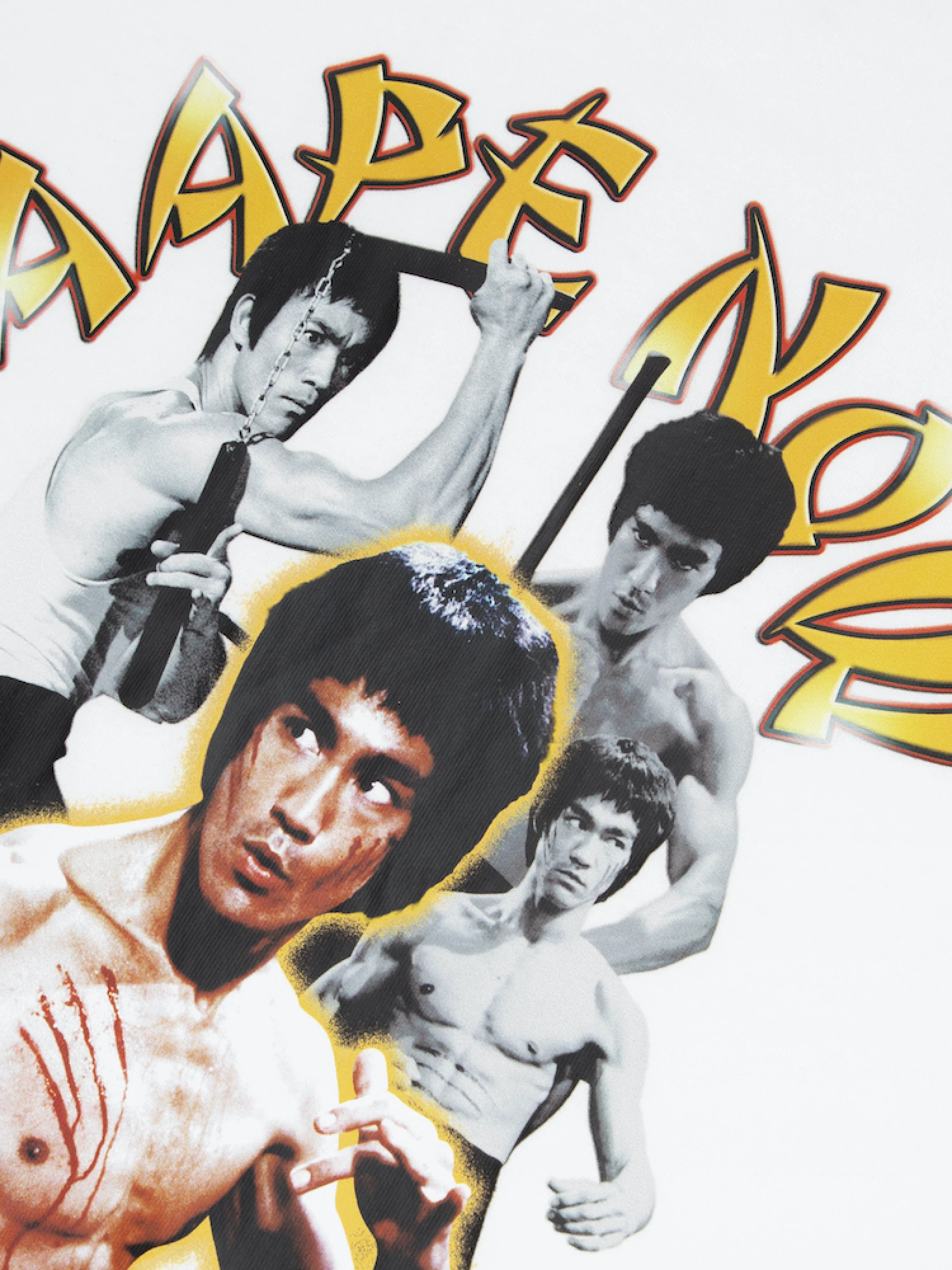 Футболка AAPE x Bruce Lee Graphic White