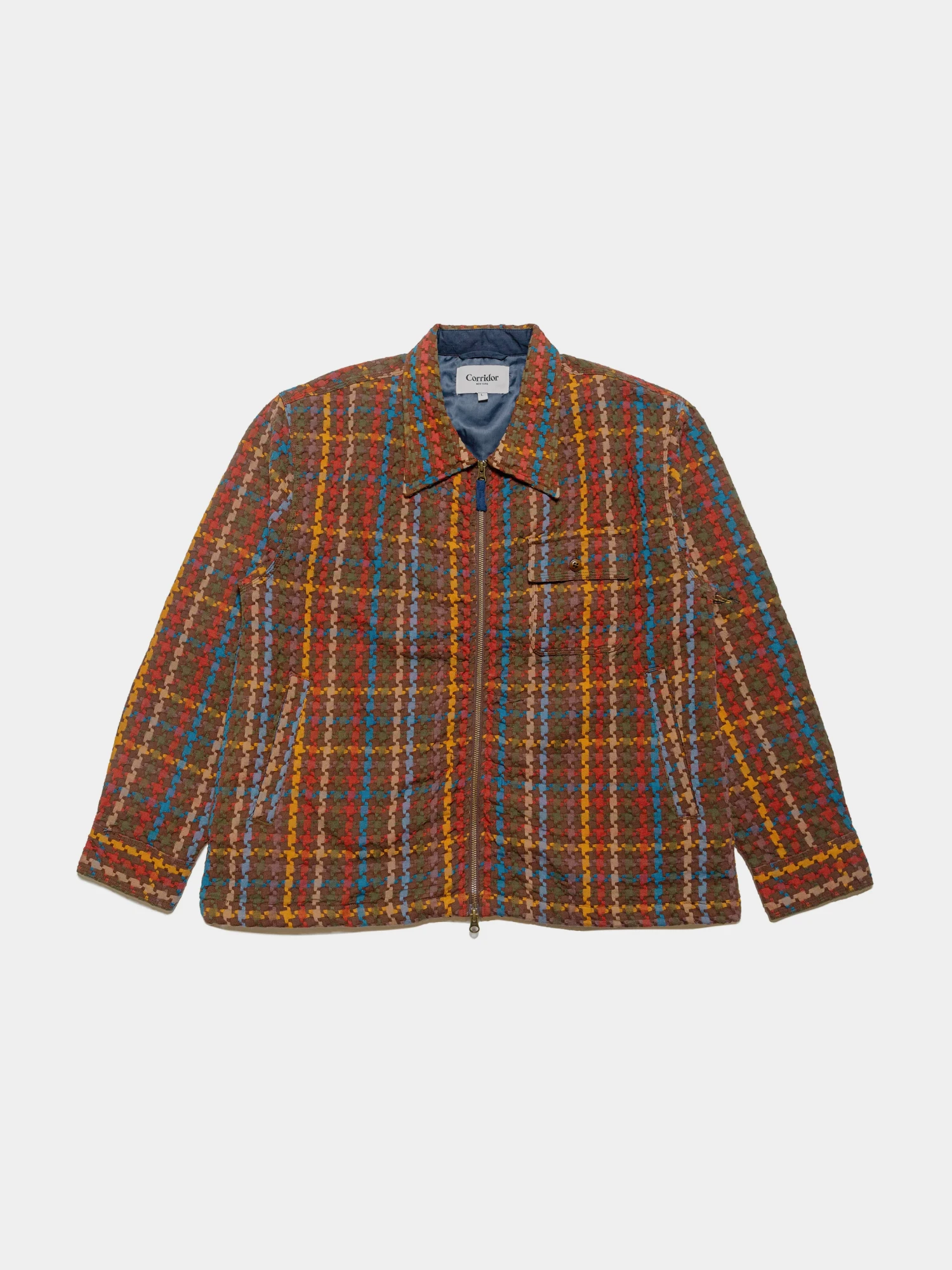 Овершот Corridor Rainbow Houndstooth Multi