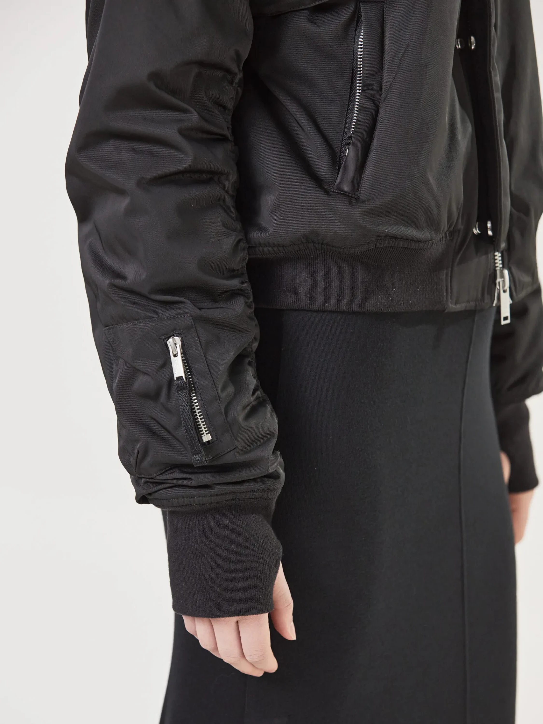 Женский бомбер thom/krom W J 207 Black