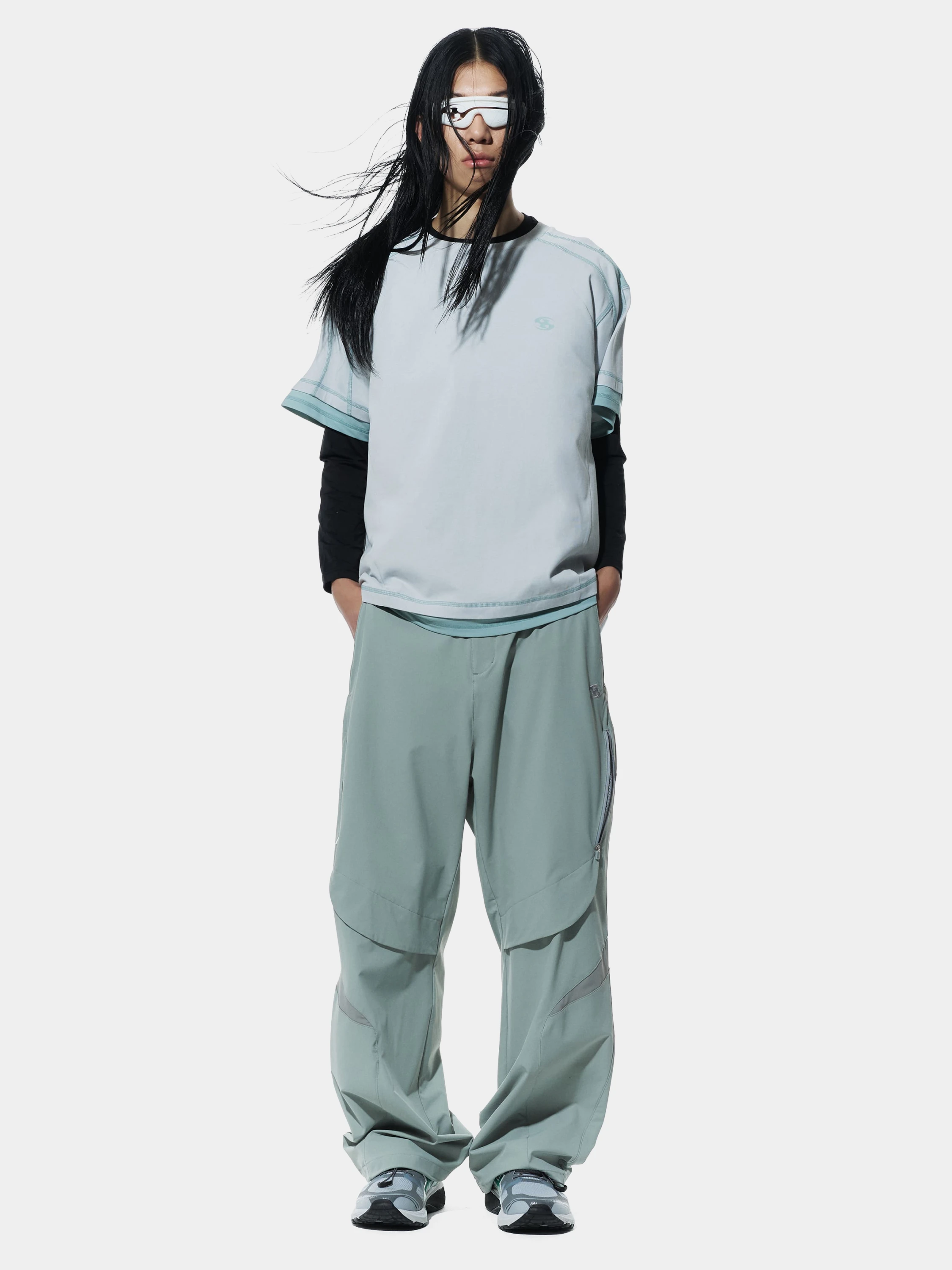 Футболка SAN SAN GEAR Mesh Paneled T-shirt Grey