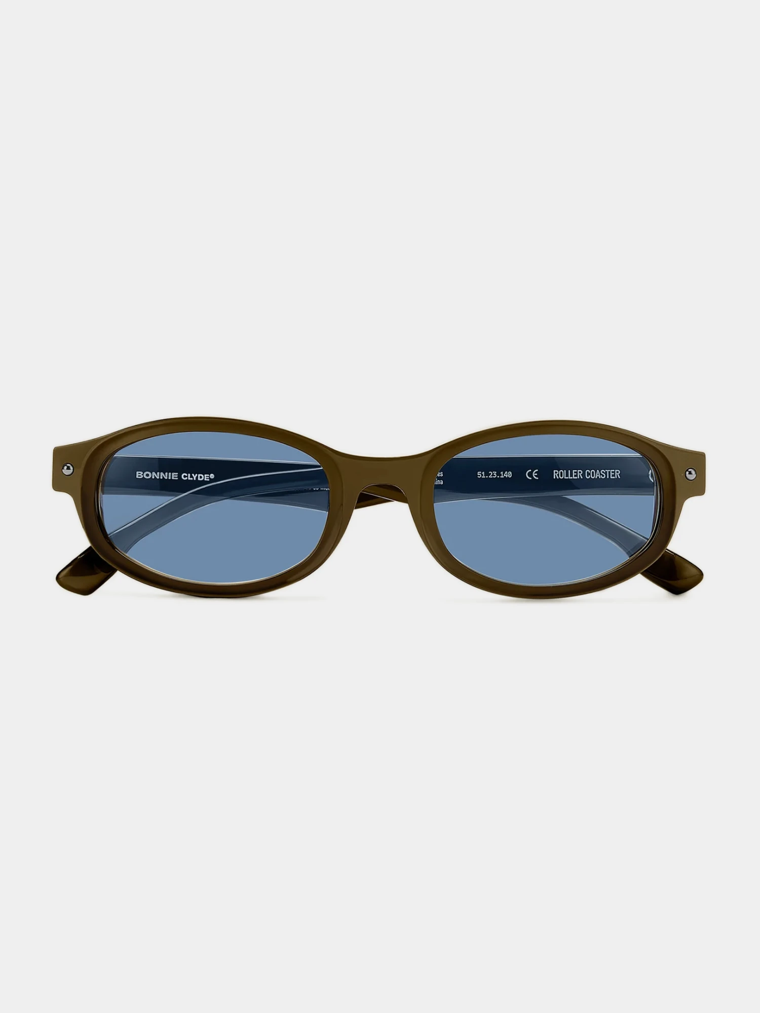 Очки Bonnie Clyde Roller Coaster Brown and Blue Lens
