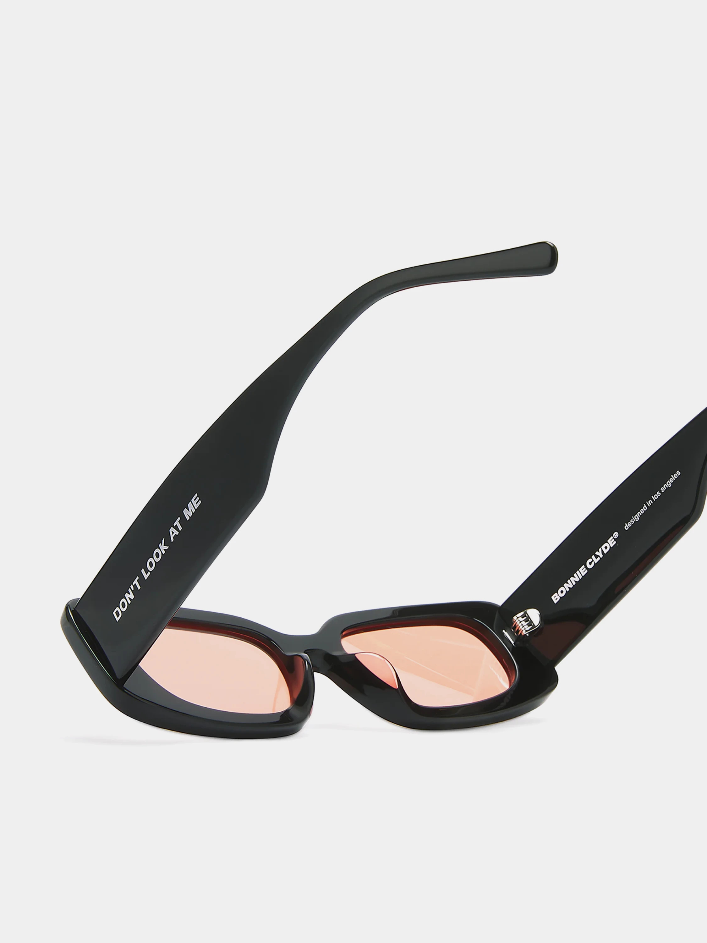 Очки Bonnie Clyde Show And Tell Black & Orange Lens